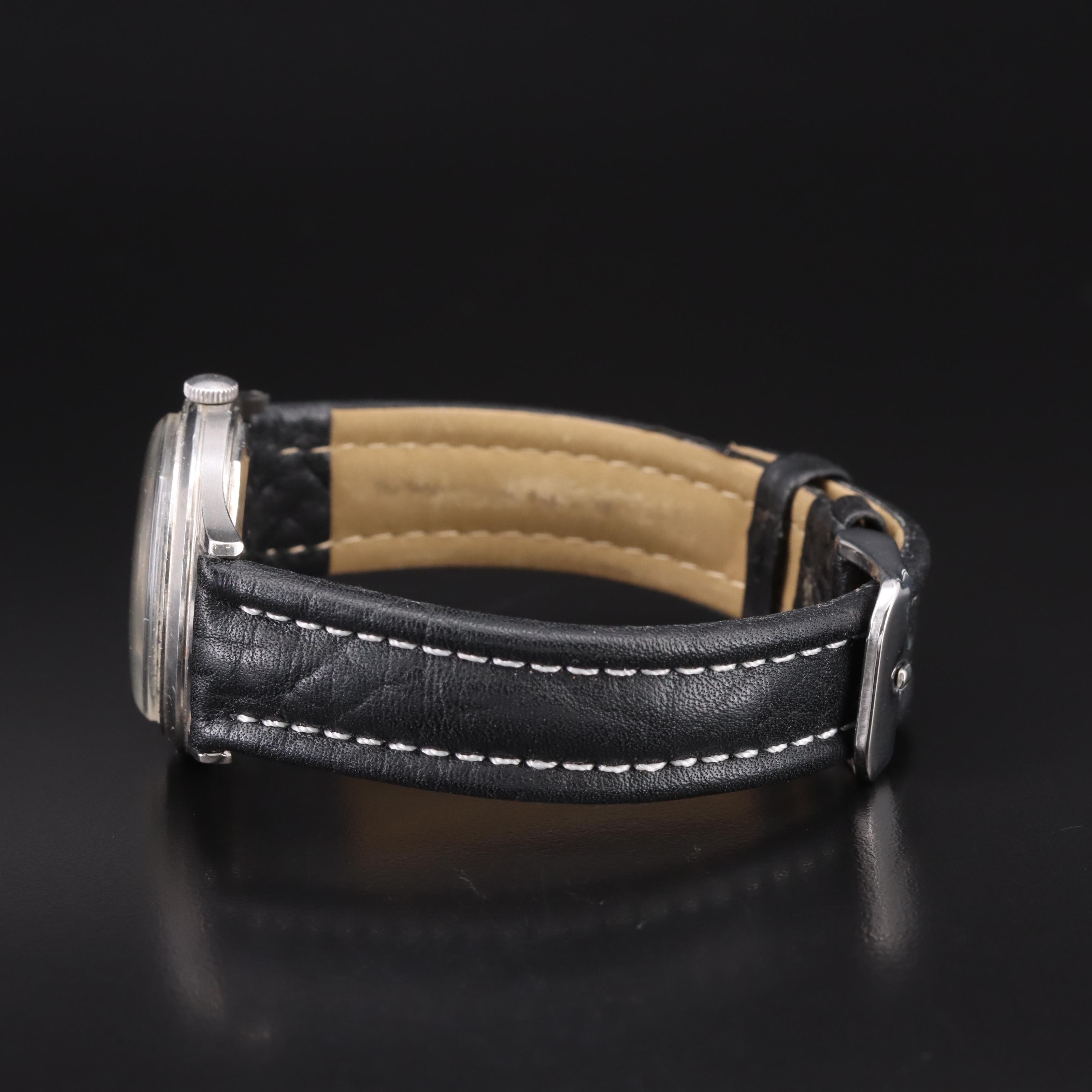 Stainless Steel LeCoultre Cal. P812 Bumper Automatic Watch