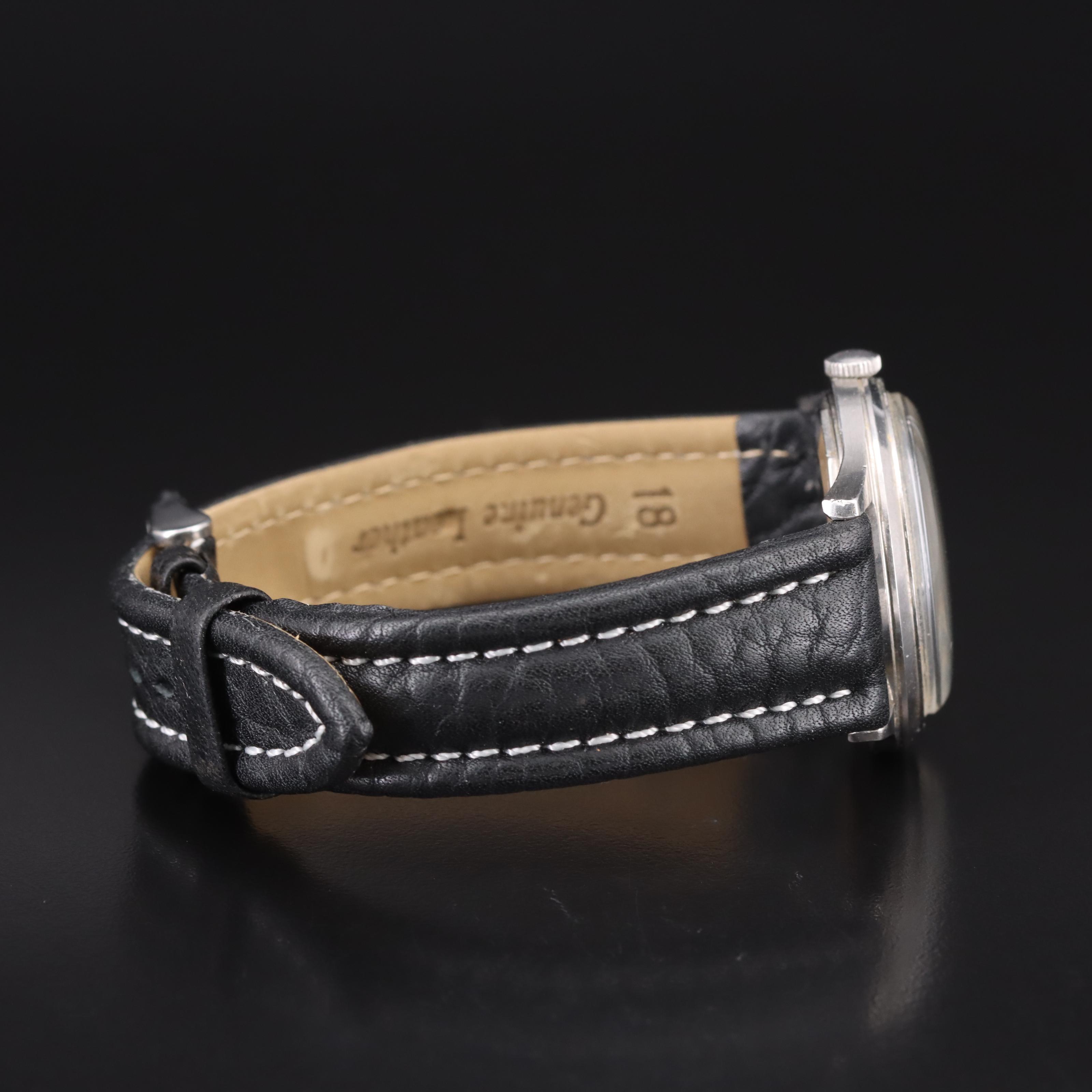 Stainless Steel LeCoultre Cal. P812 Bumper Automatic Watch