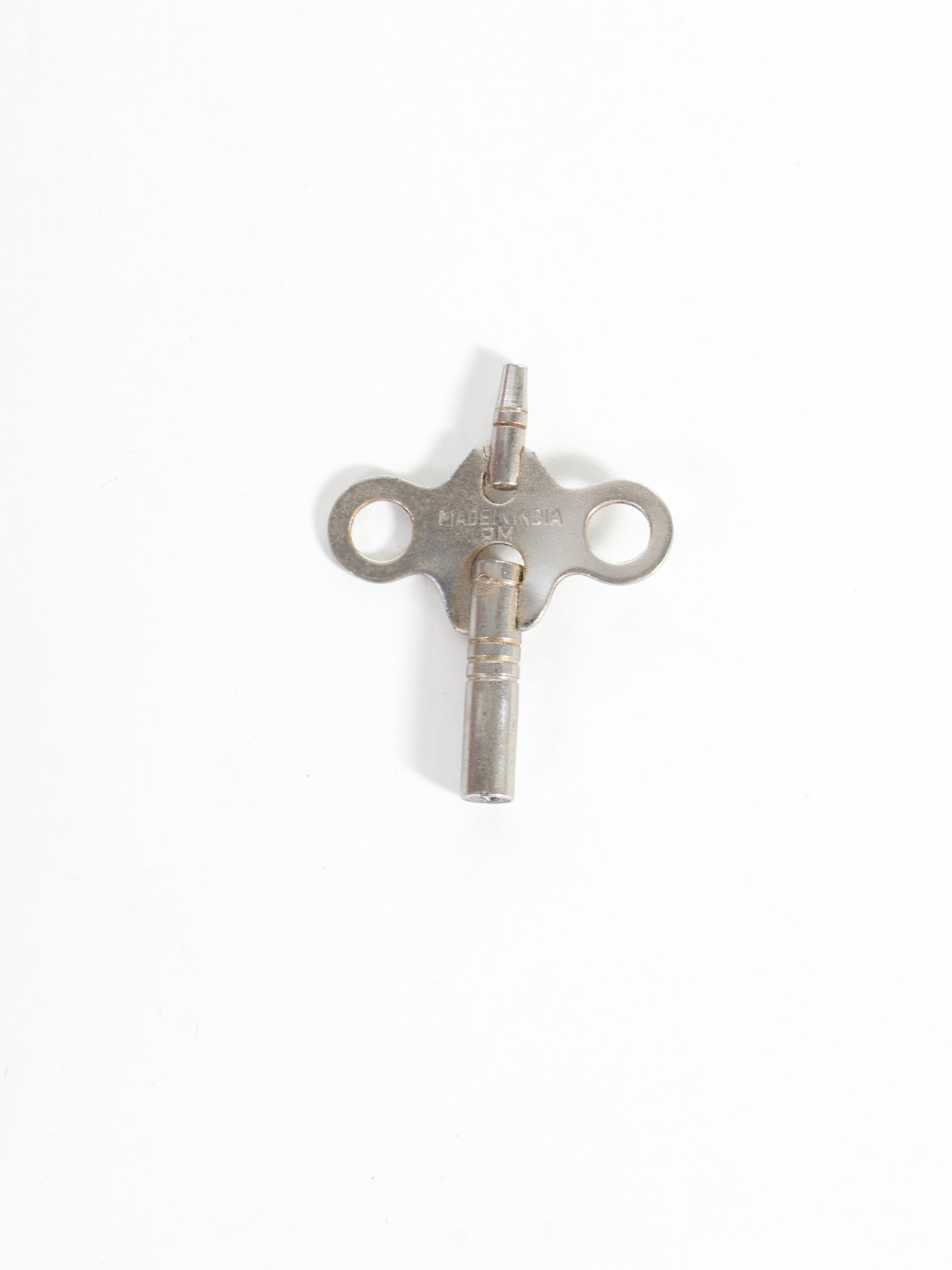 Session Clock Co. Stained Oak Wood Wall Clock, Early 20th Century