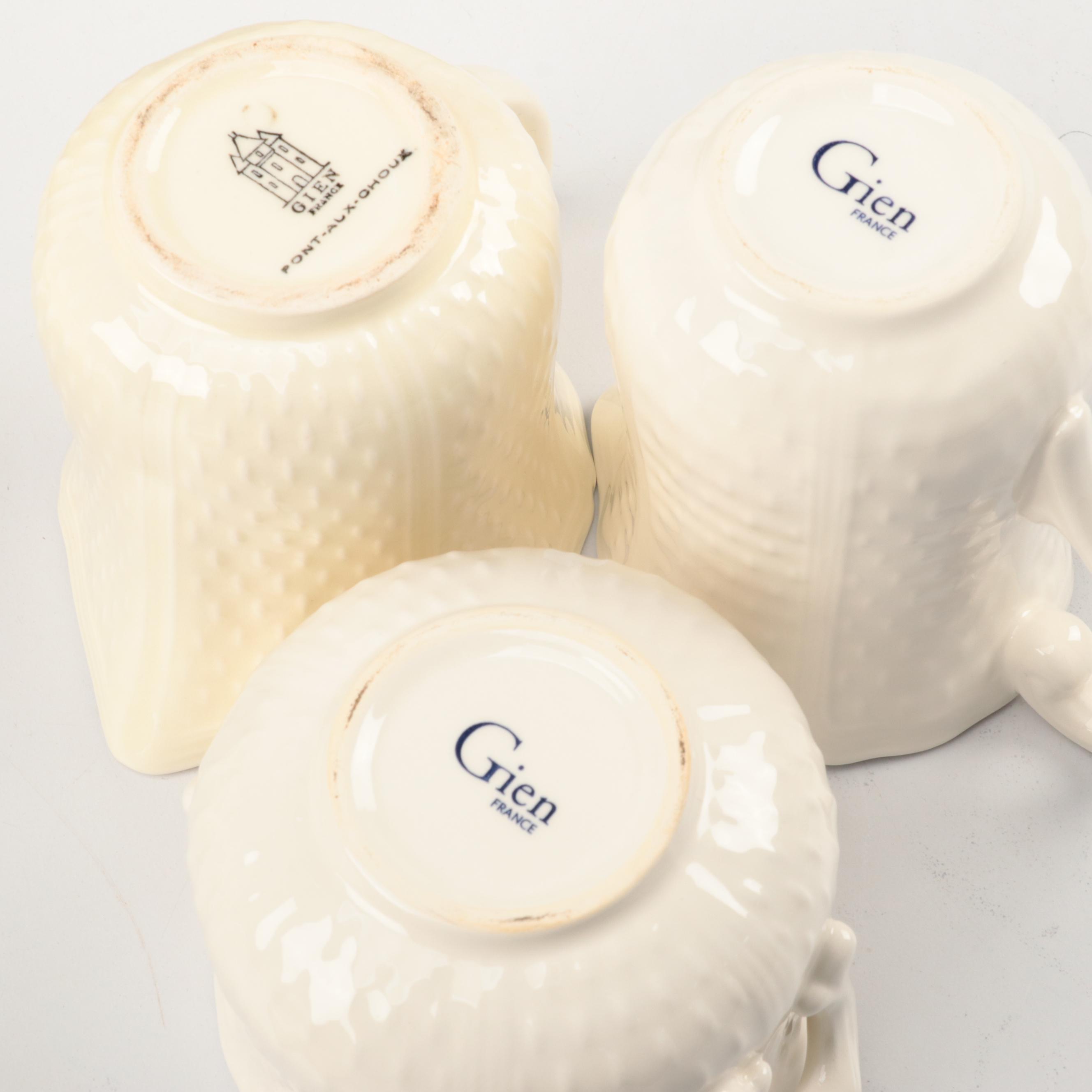 Faiencerie de Gien "Pont Aux Choux" Dinnerware and Serving Pieces