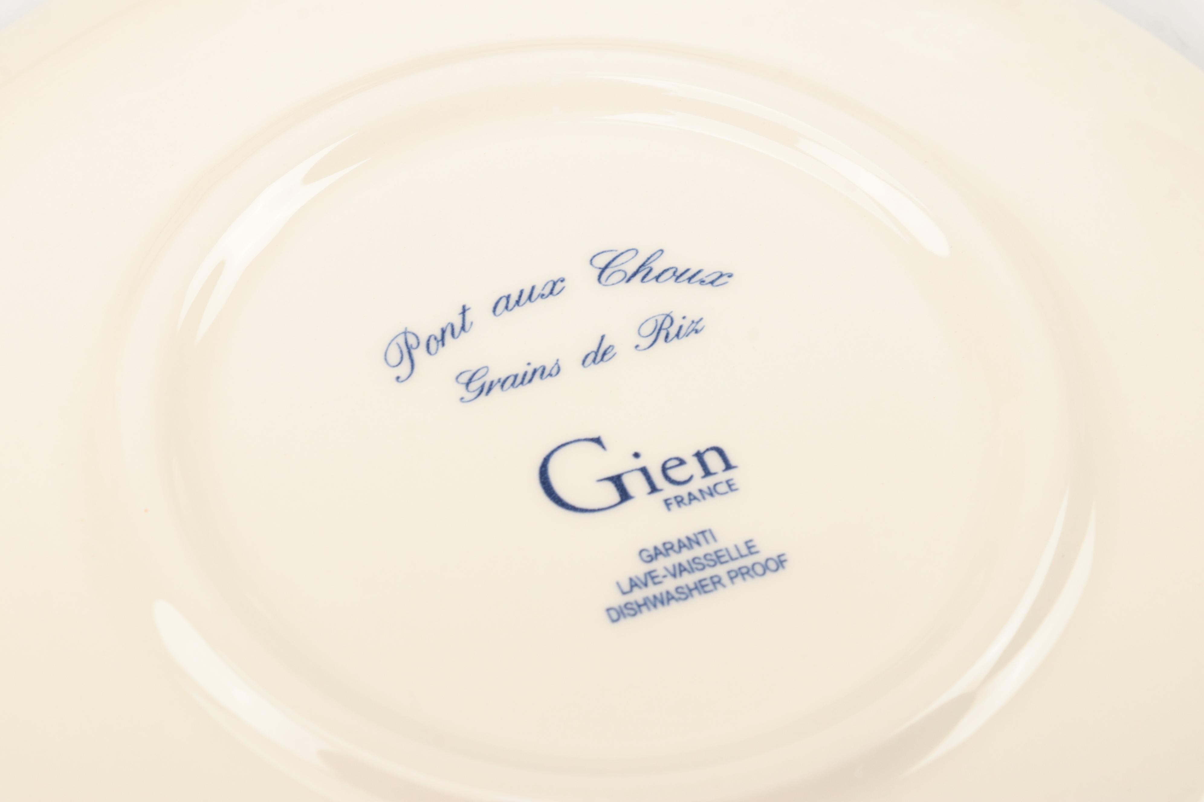 Faiencerie de Gien "Pont Aux Choux" Dinnerware and Serving Pieces