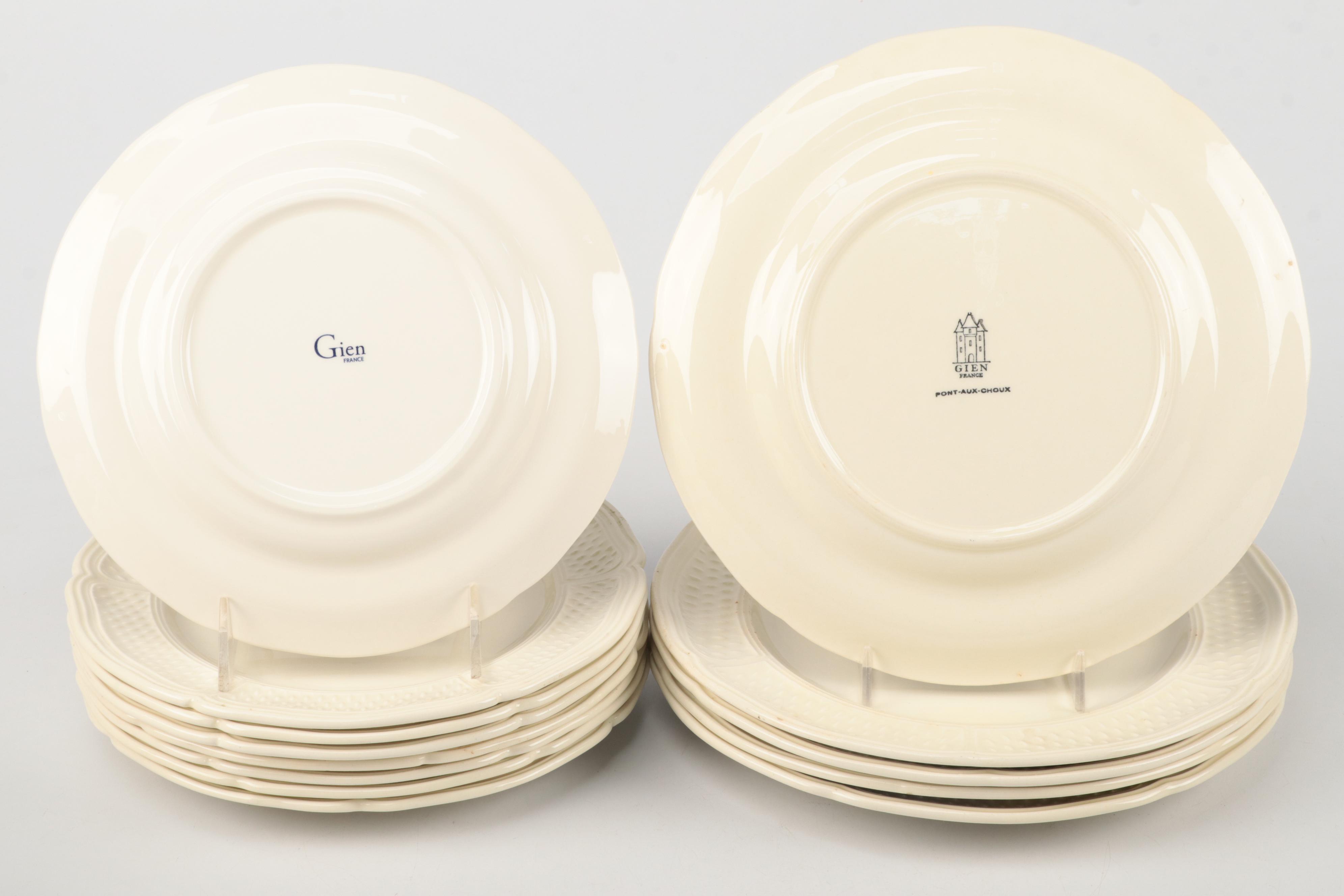 Faiencerie de Gien "Pont Aux Choux" Dinnerware and Serving Pieces