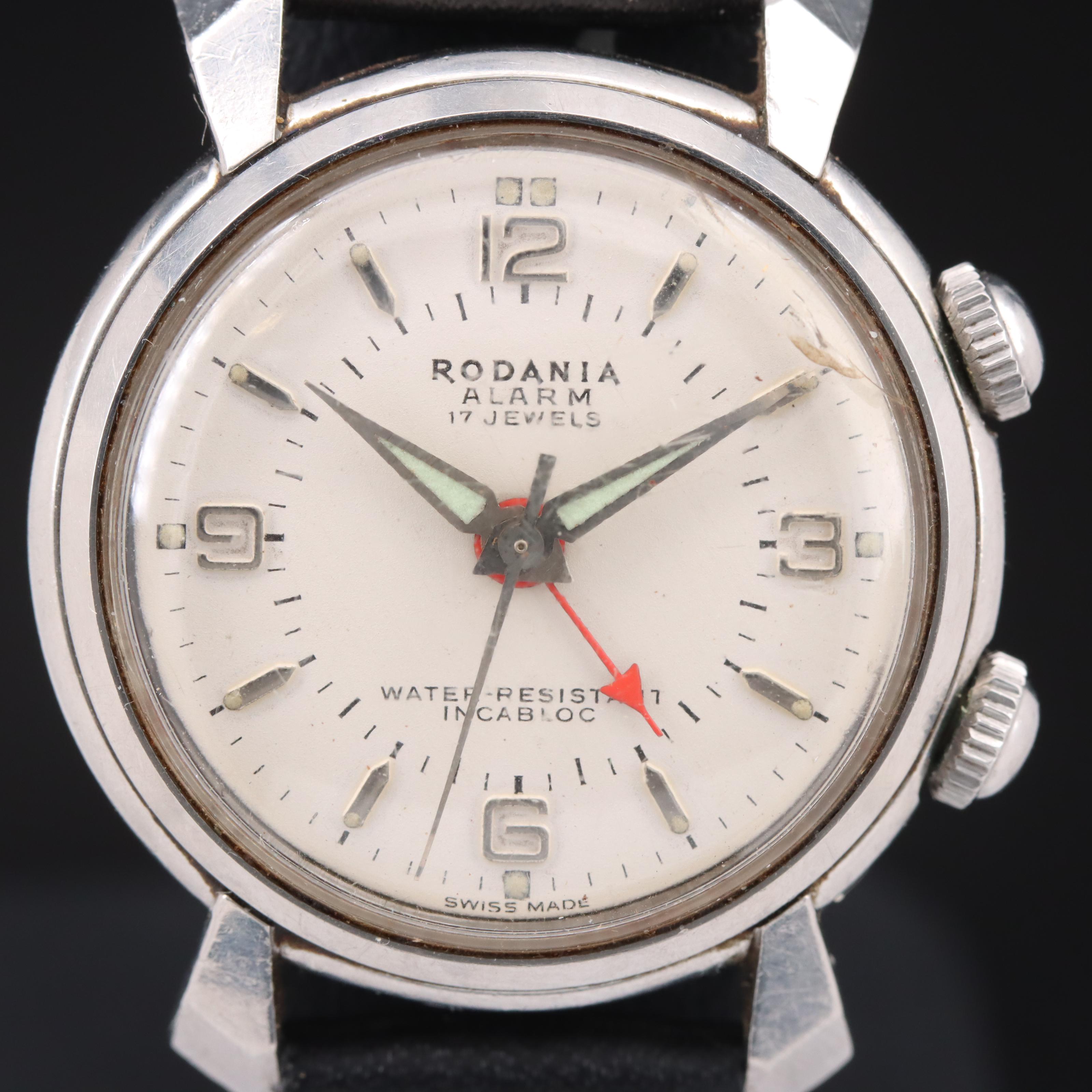 Vintage Rodania Cricket Alarm Watch with Unknown Quartz Watch