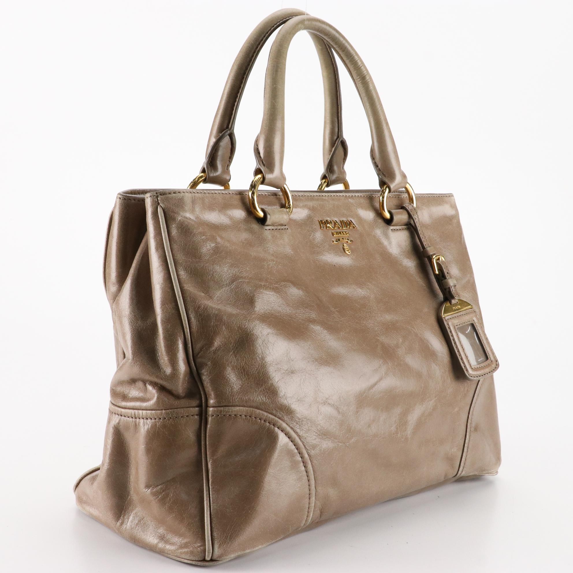 Prada Satchel in Vitello Shine Leather