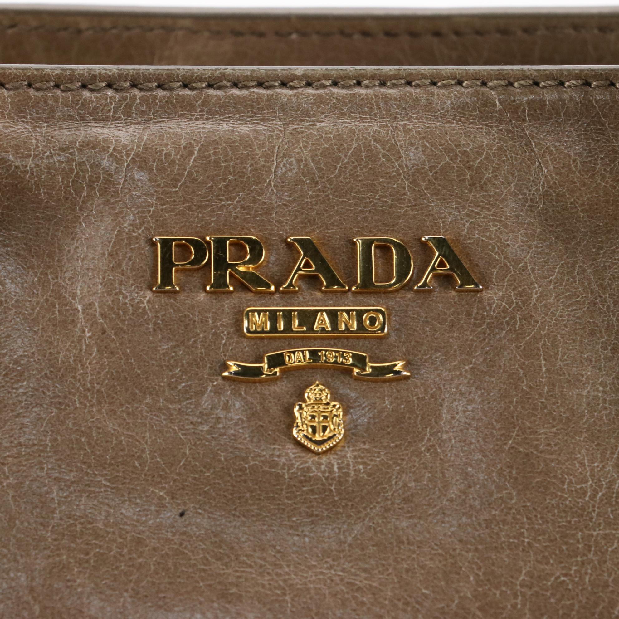 Prada Satchel in Vitello Shine Leather