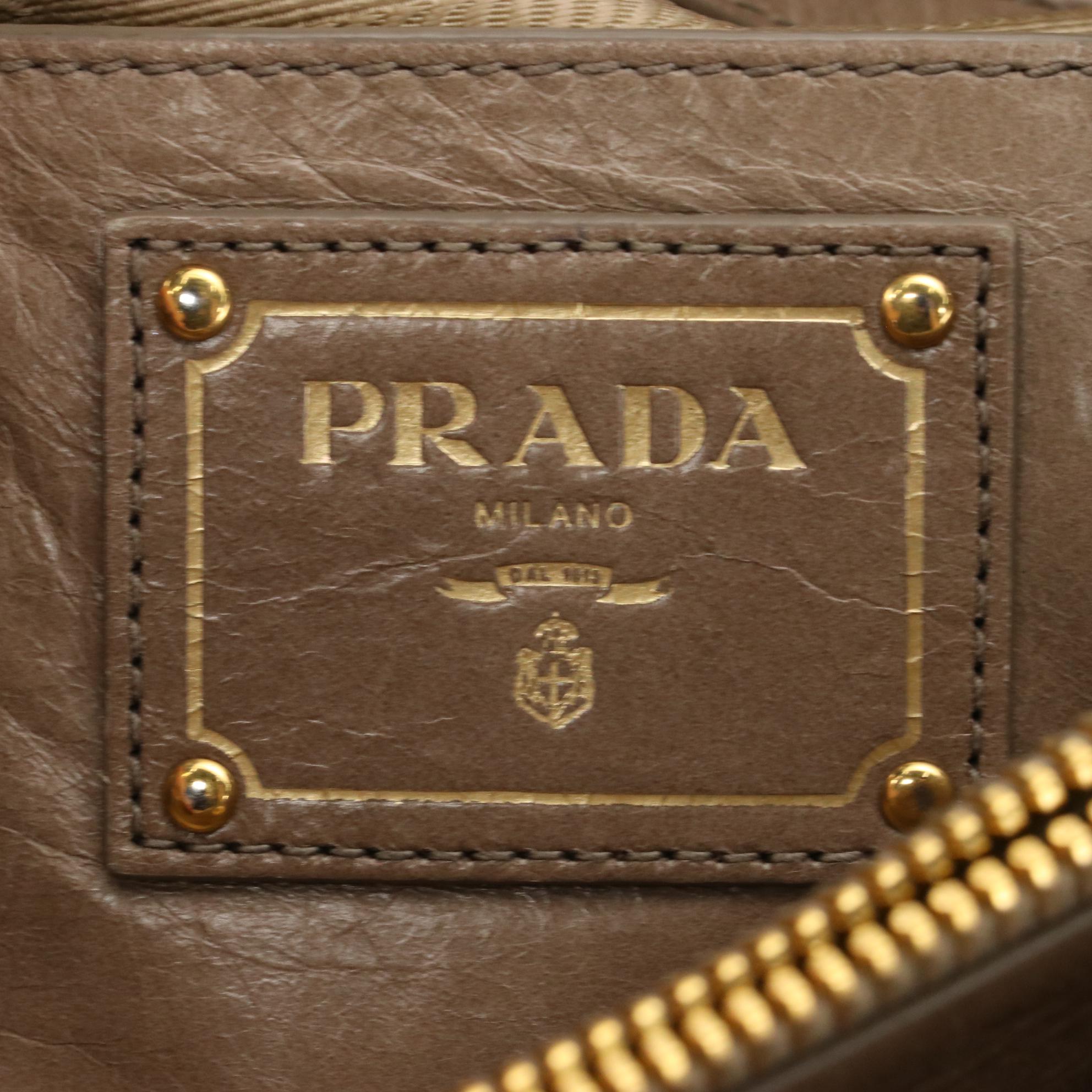Prada Satchel in Vitello Shine Leather