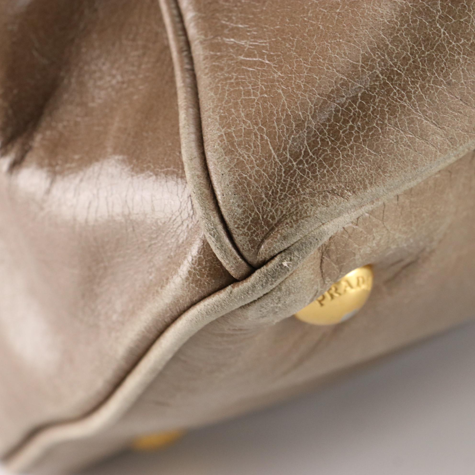 Prada Satchel in Vitello Shine Leather