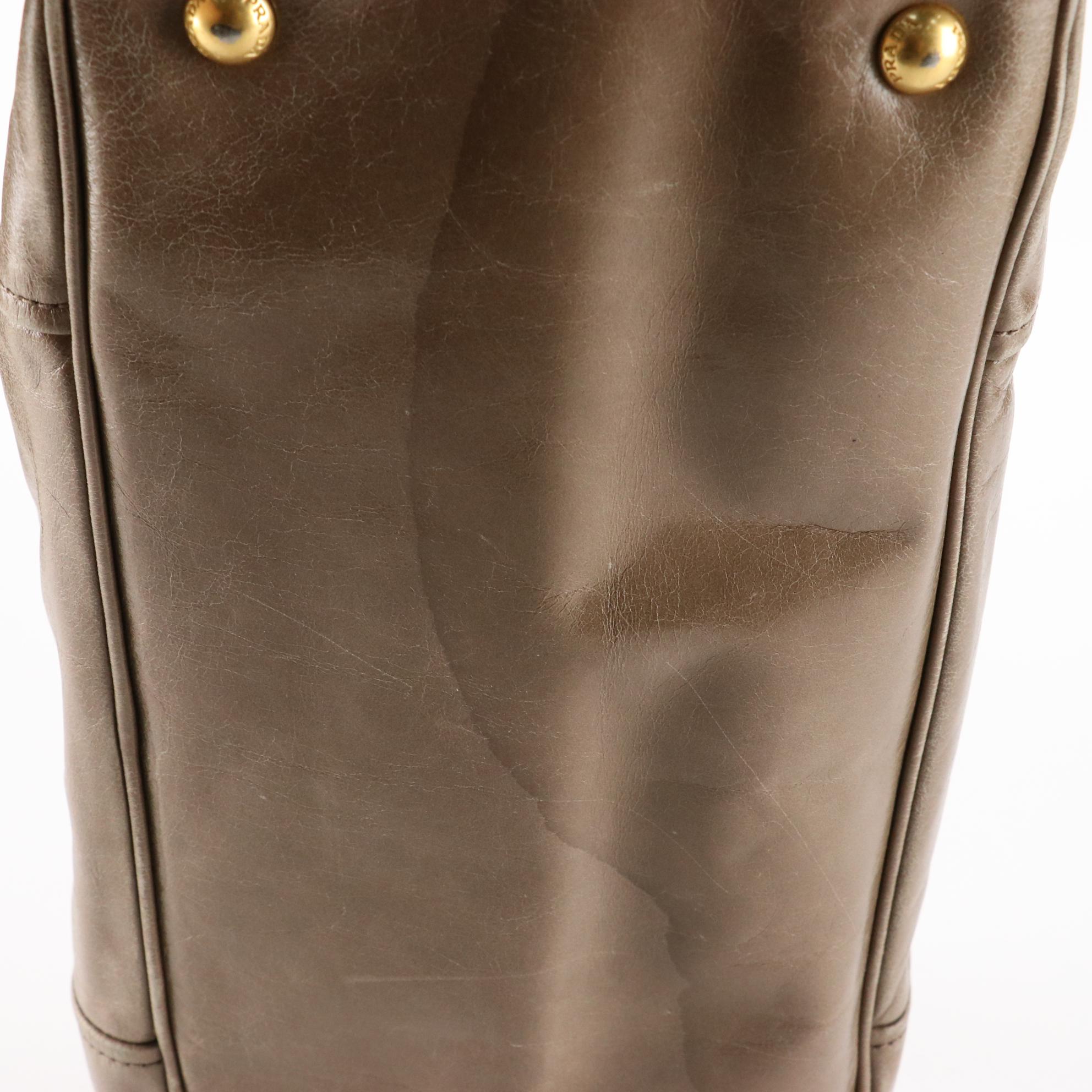 Prada Satchel in Vitello Shine Leather