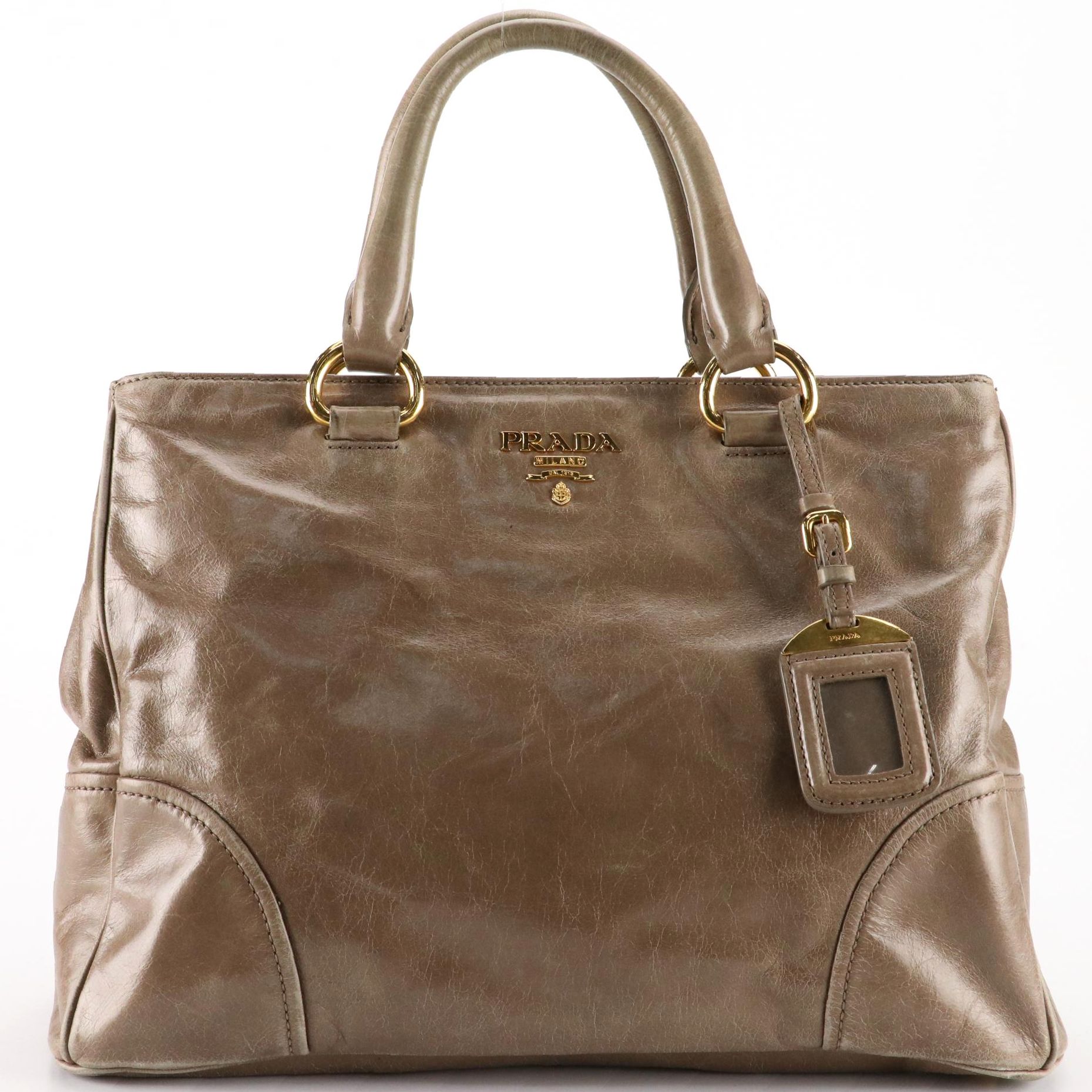 Prada Satchel in Vitello Shine Leather