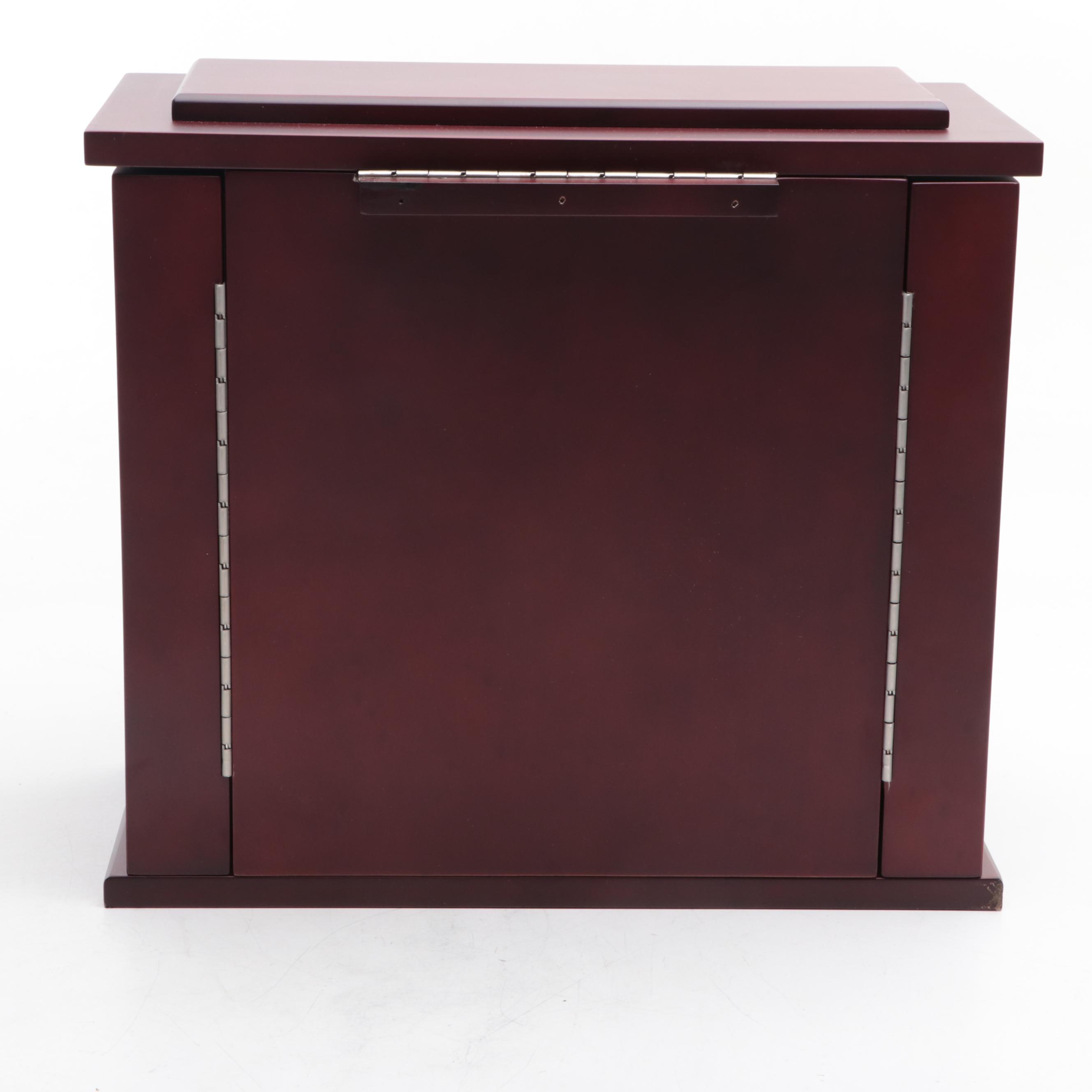 Jere Jewelry Box in Cherry Finish