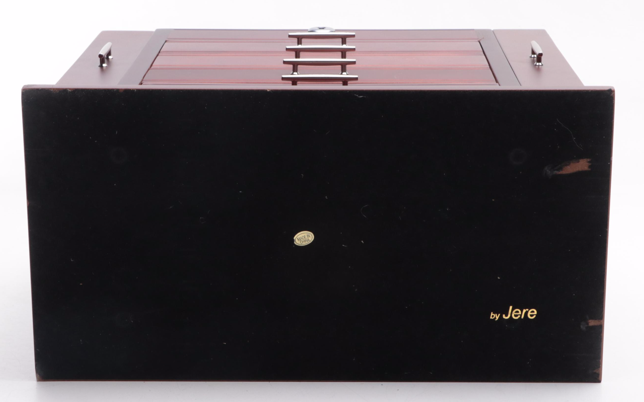 Jere Jewelry Box in Cherry Finish