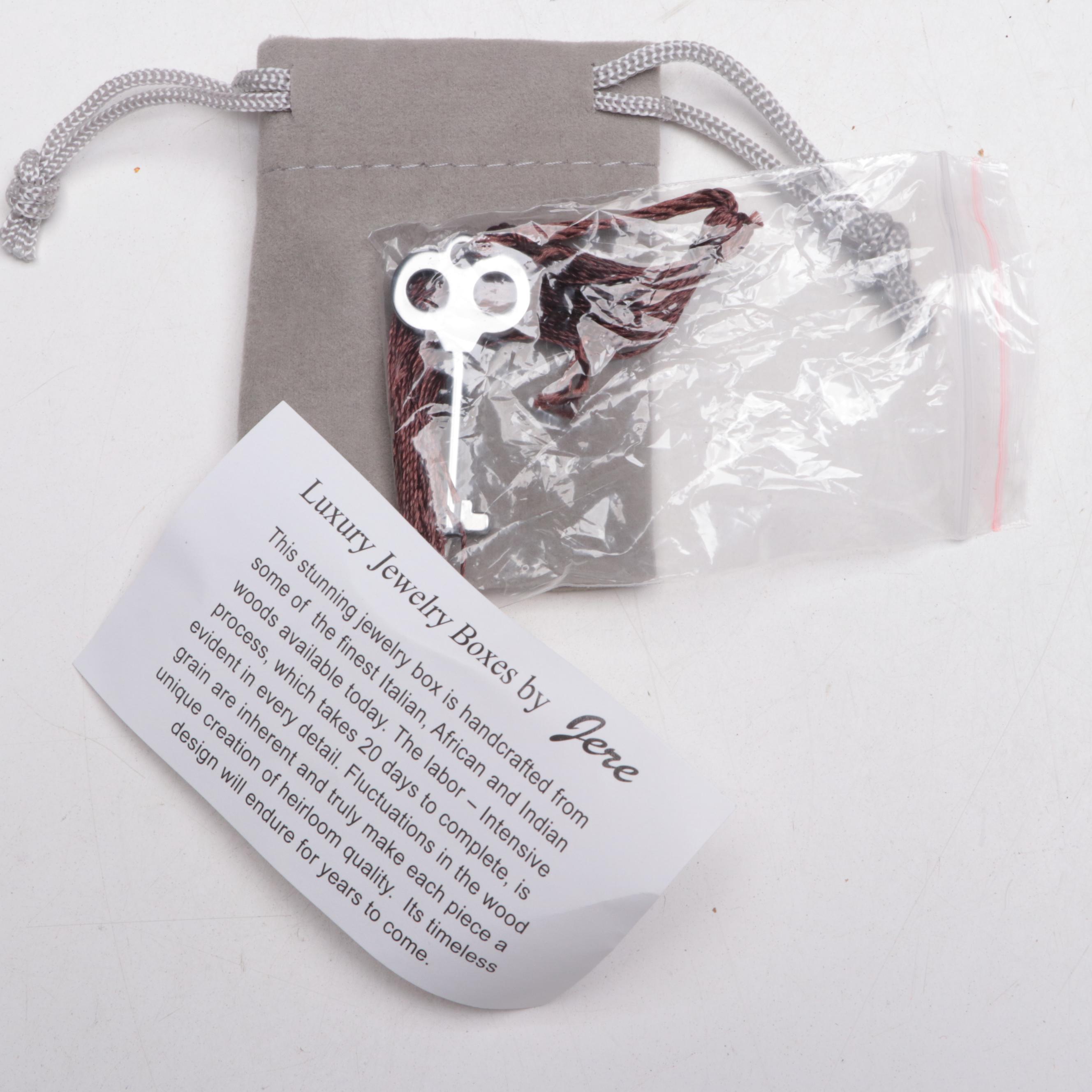 Jere Jewelry Box in Cherry Finish