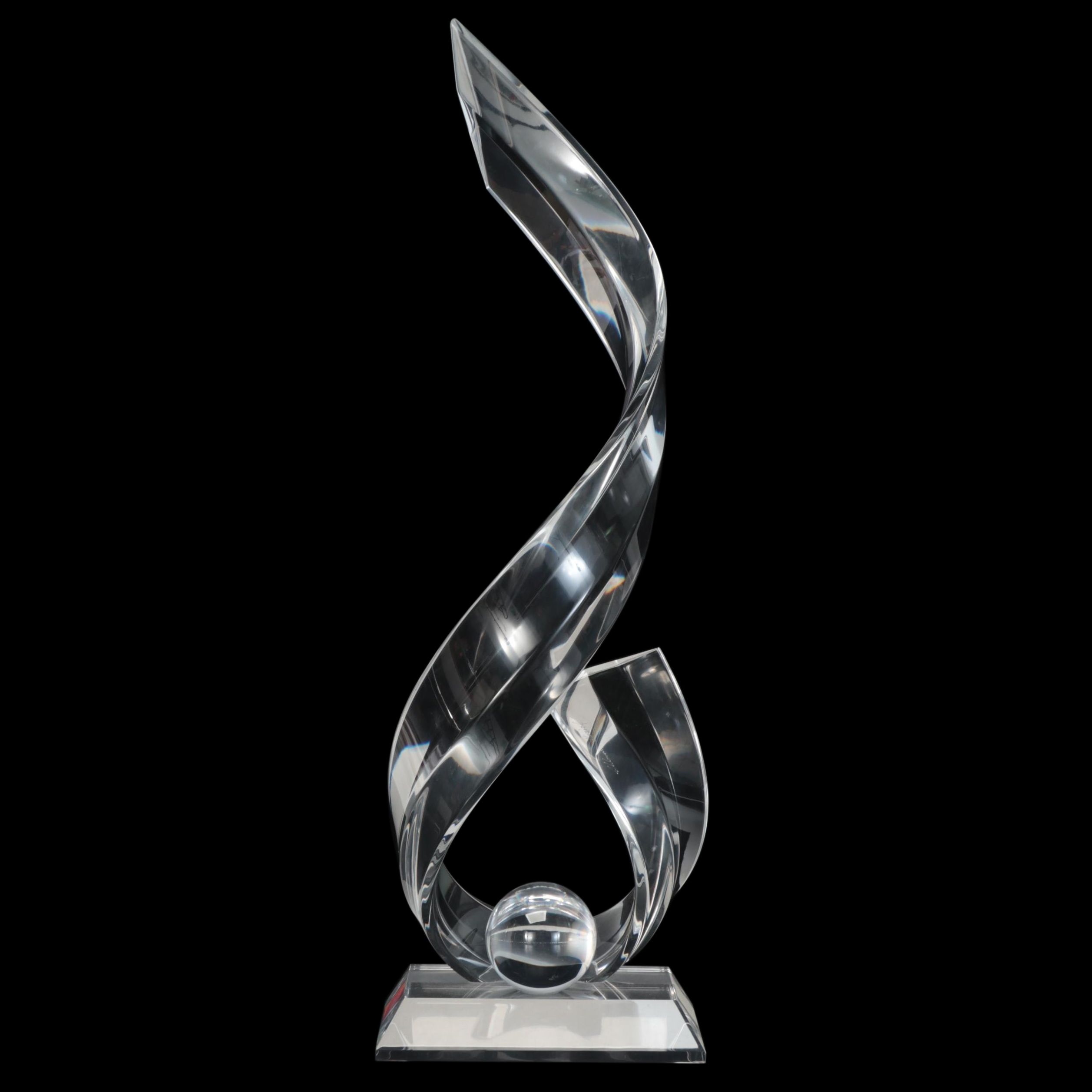 Shlomi Haziza Modernist Acrylic Sculpture