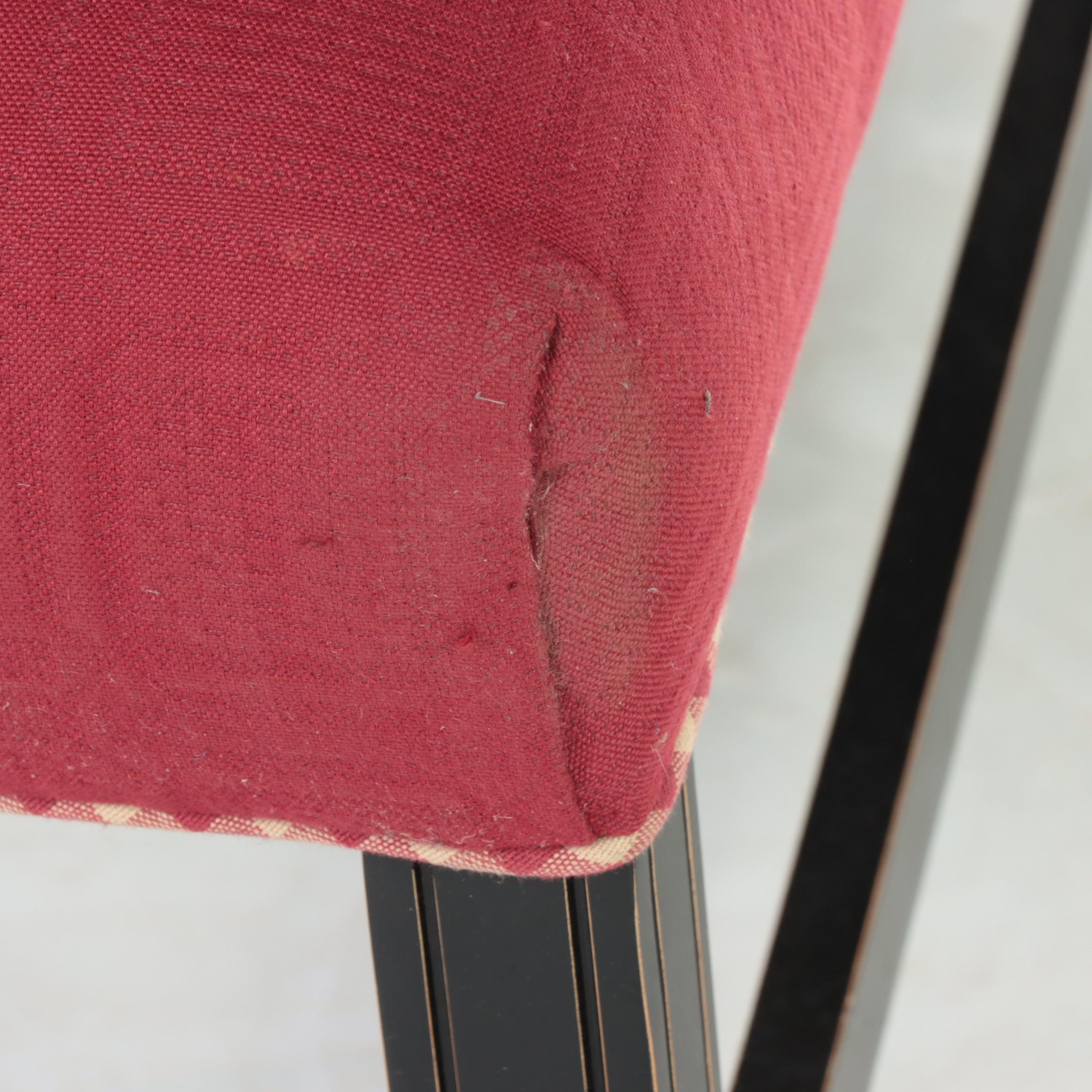 Johnston Benchworks Red Upholstered Bench