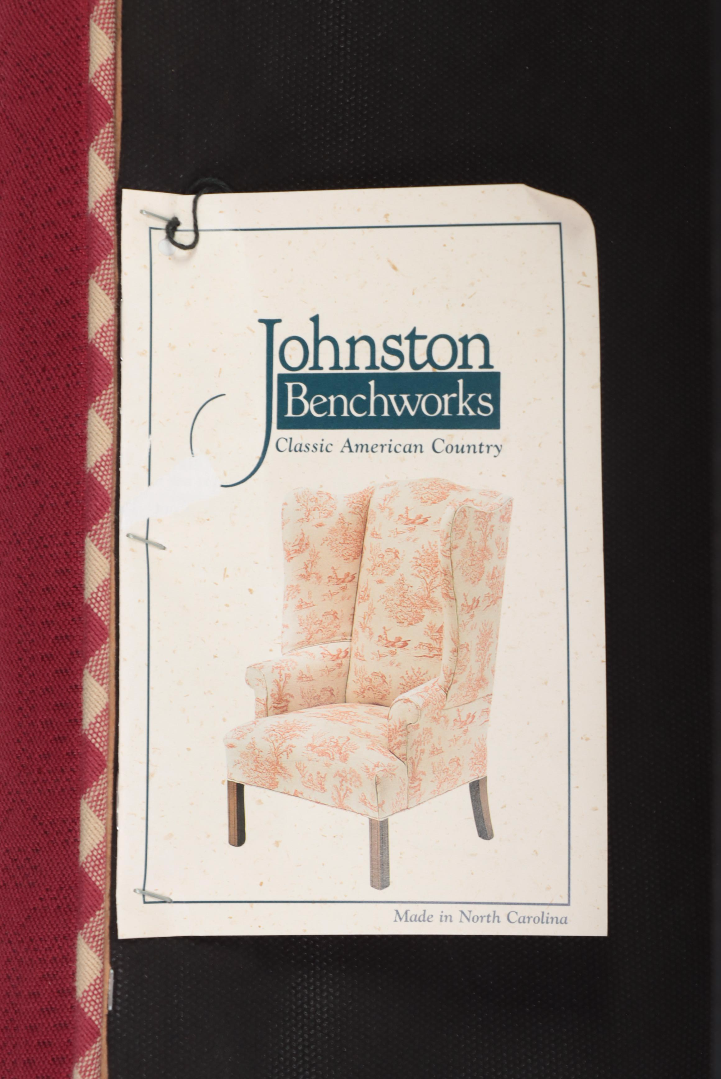 Johnston Benchworks Red Upholstered Bench