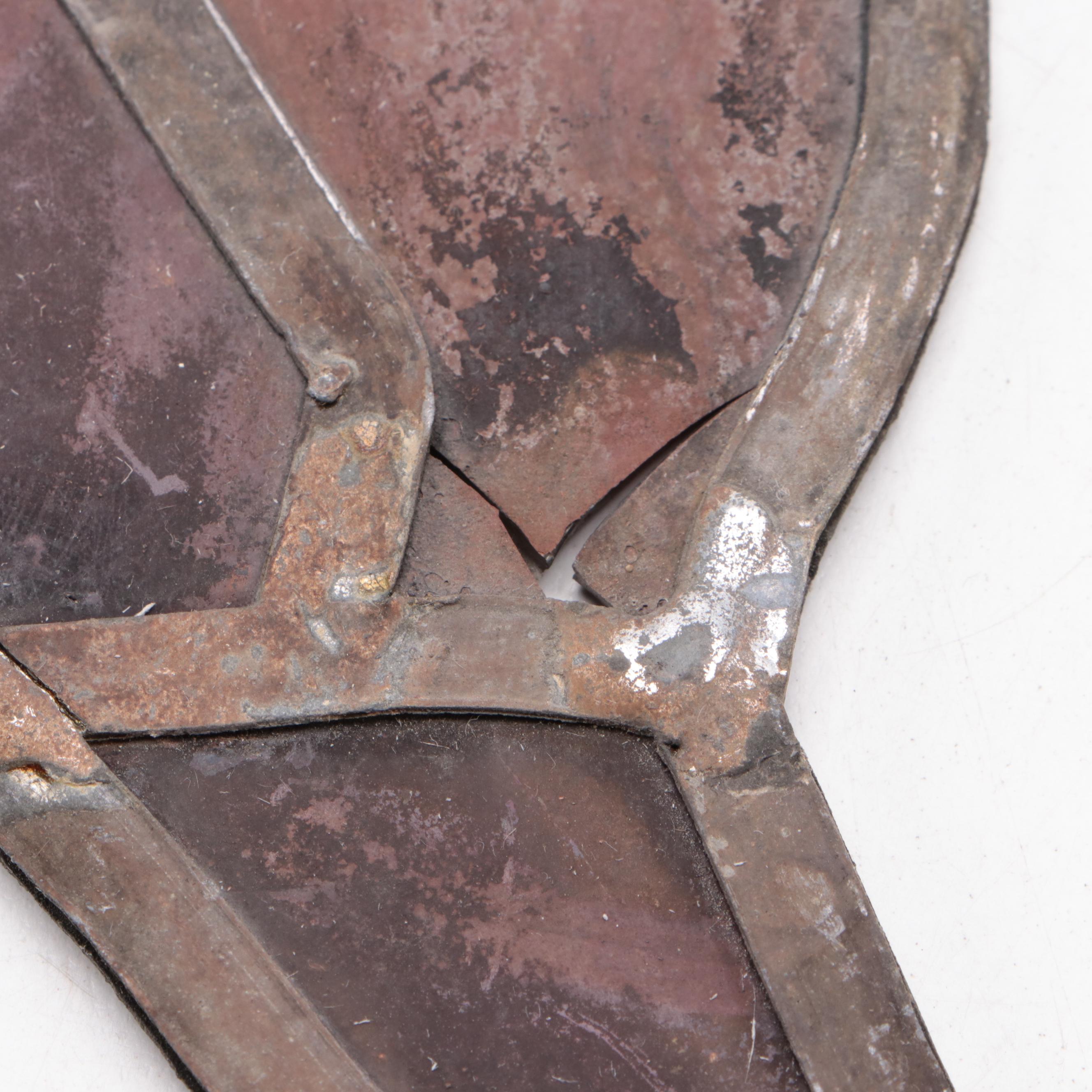 Hand-Painted and Stained Glass Church Window Segments