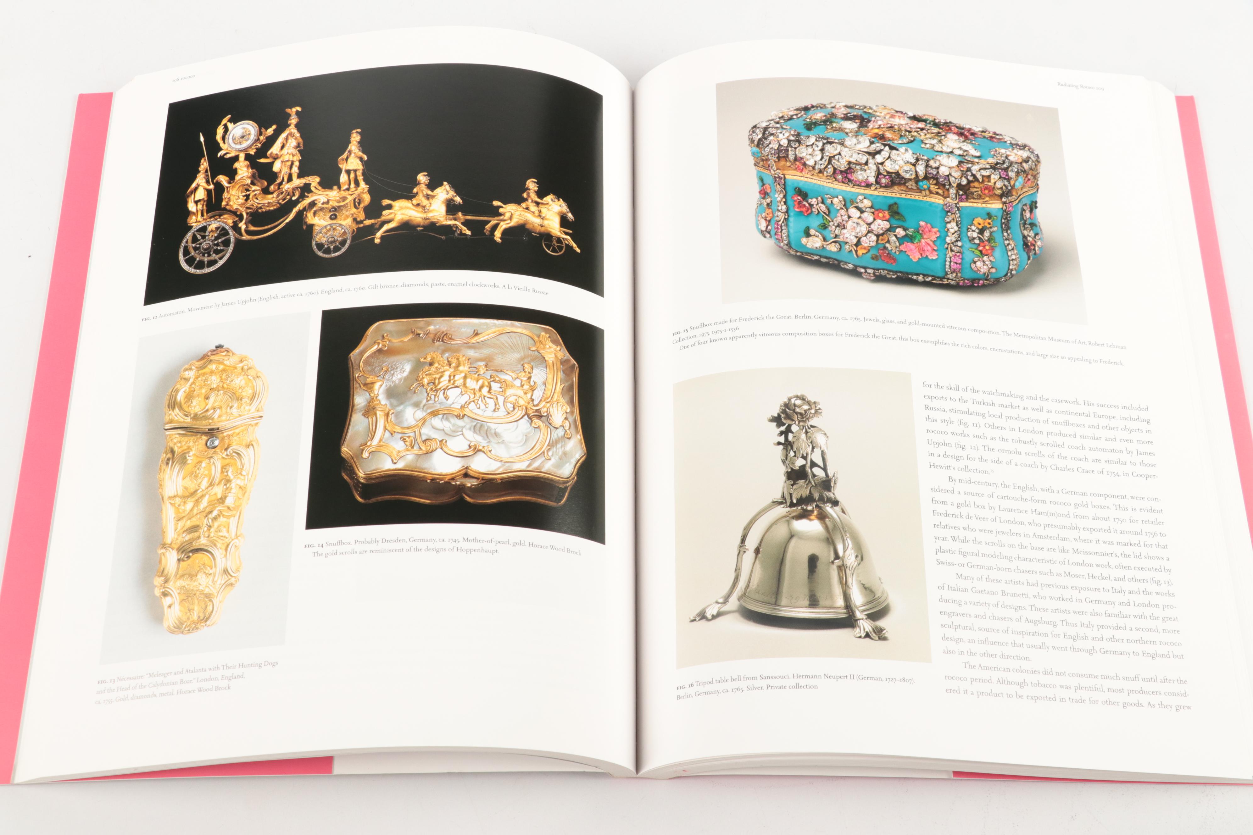 "The Flowering of Art Nouveau" and "Rococo: The Continuing Curve" Art Books
