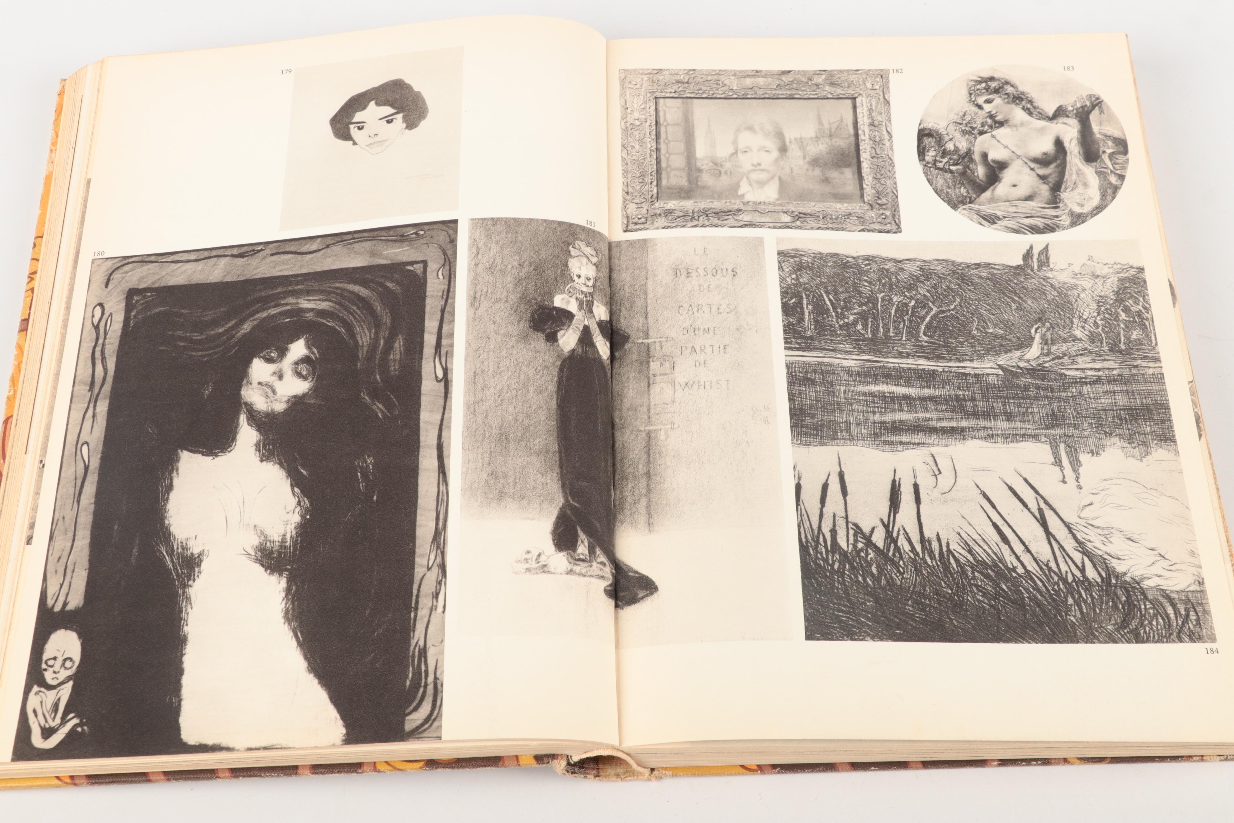 "The Flowering of Art Nouveau" and "Rococo: The Continuing Curve" Art Books