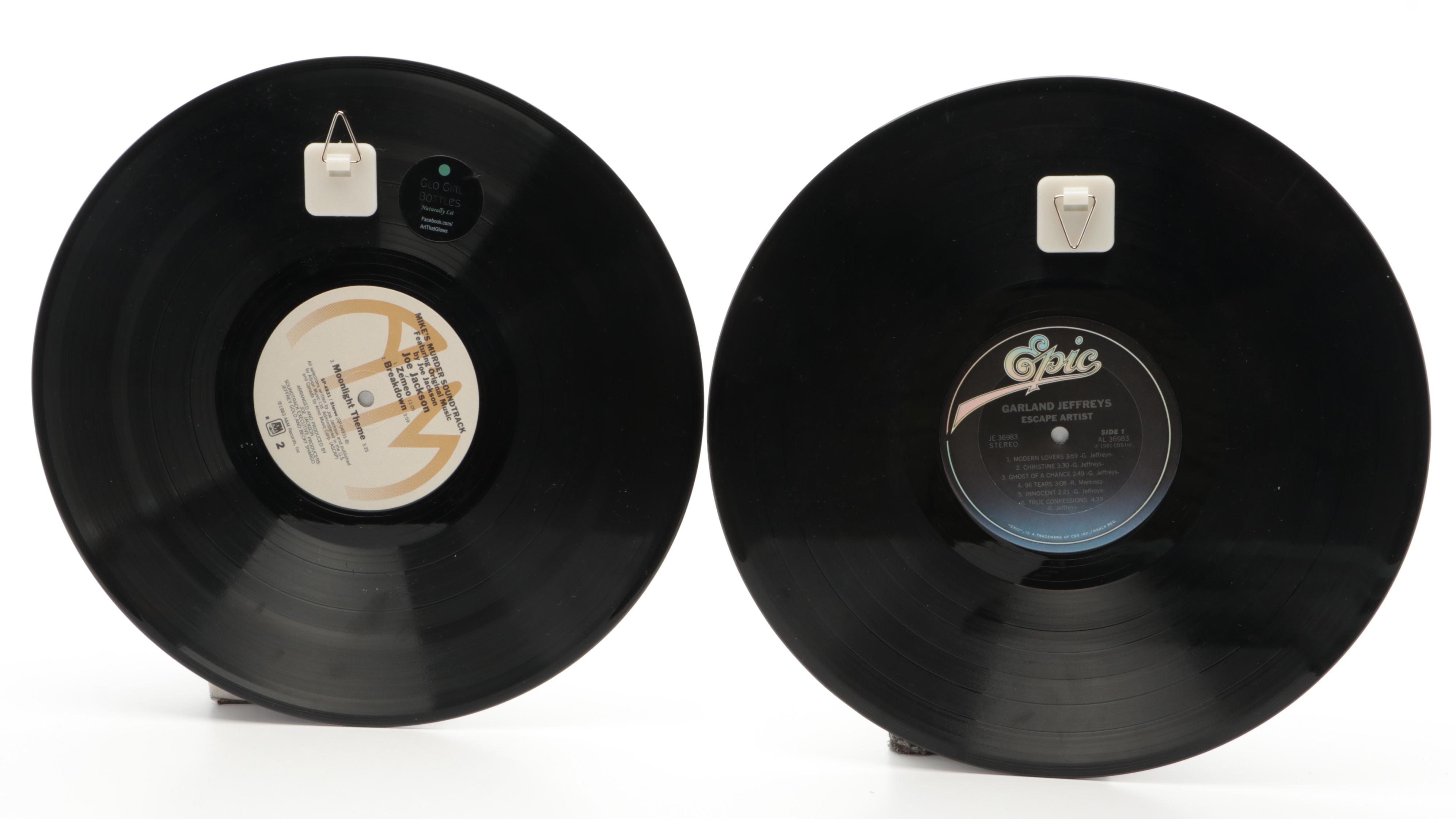 Vinyl Records With Beadwork Wall Decor
