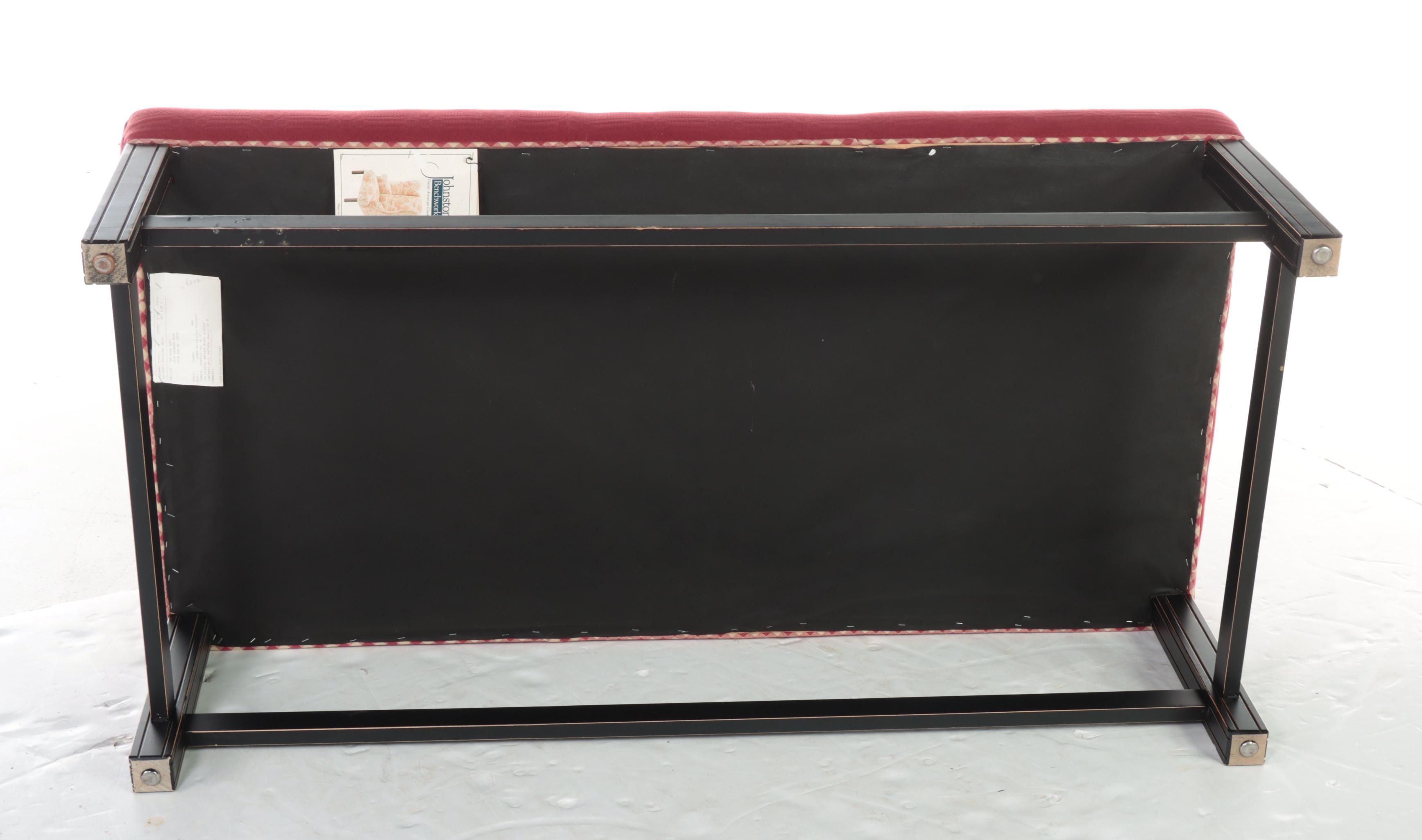 Johnston Benchworks Red Upholstered Bench