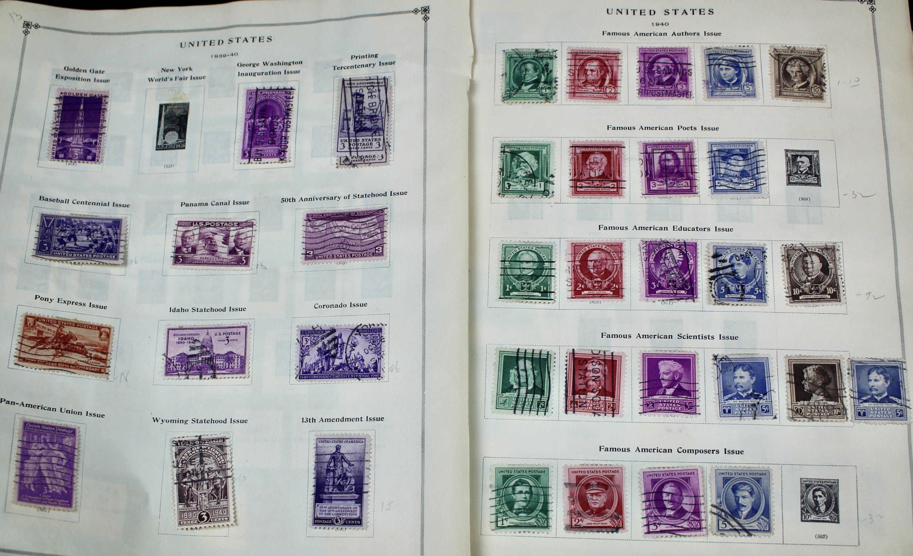 U.S. Postage Stamp Collection