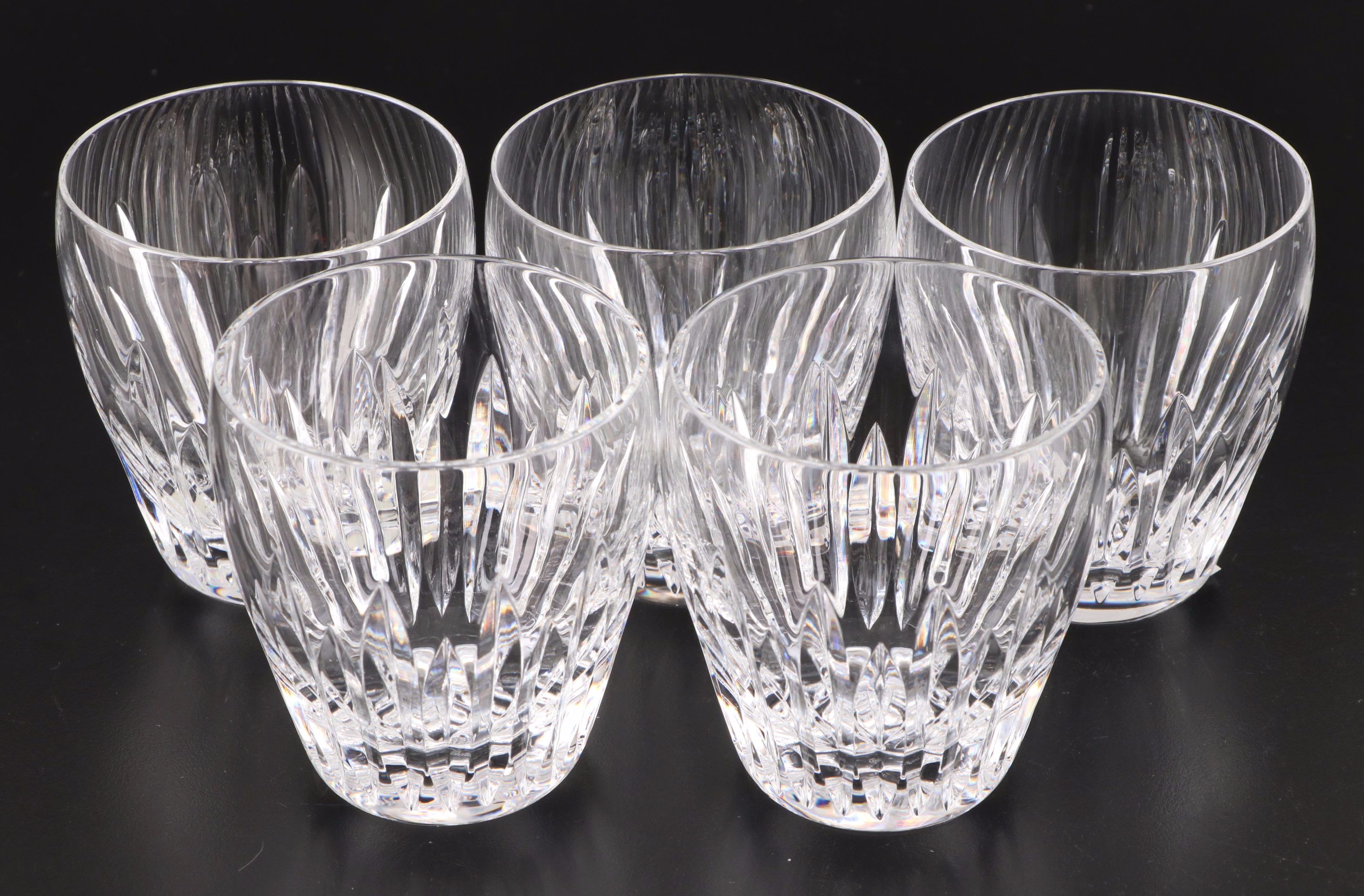 Waterford Crystal "Carina" Old Fashioned Glasses, Late 20th Century
