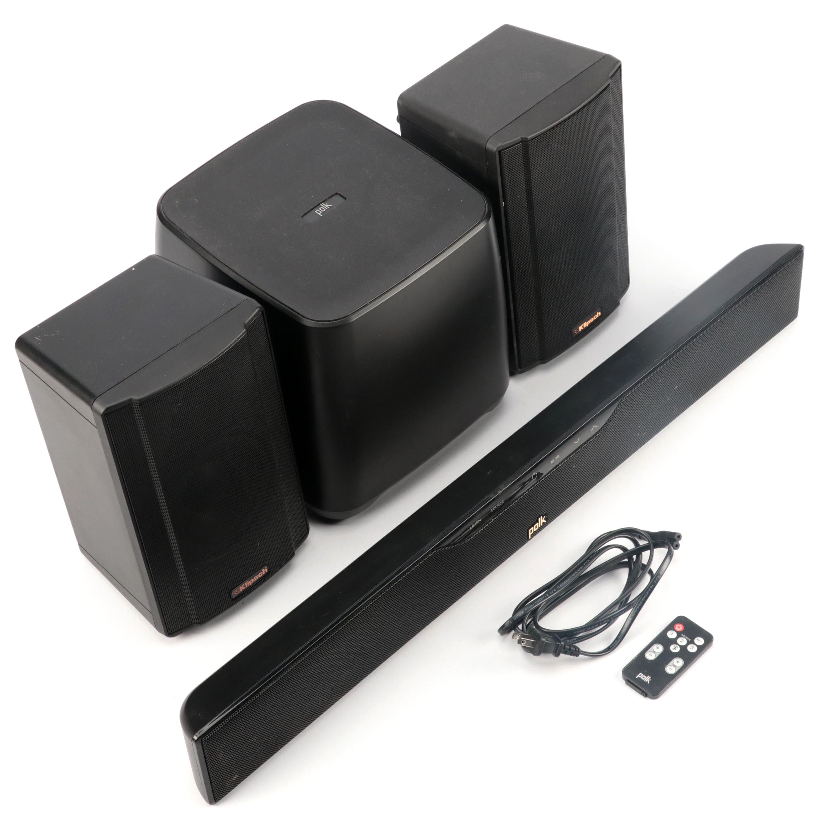 Polk Surroundbar 5000 System With Klipsch Speakers