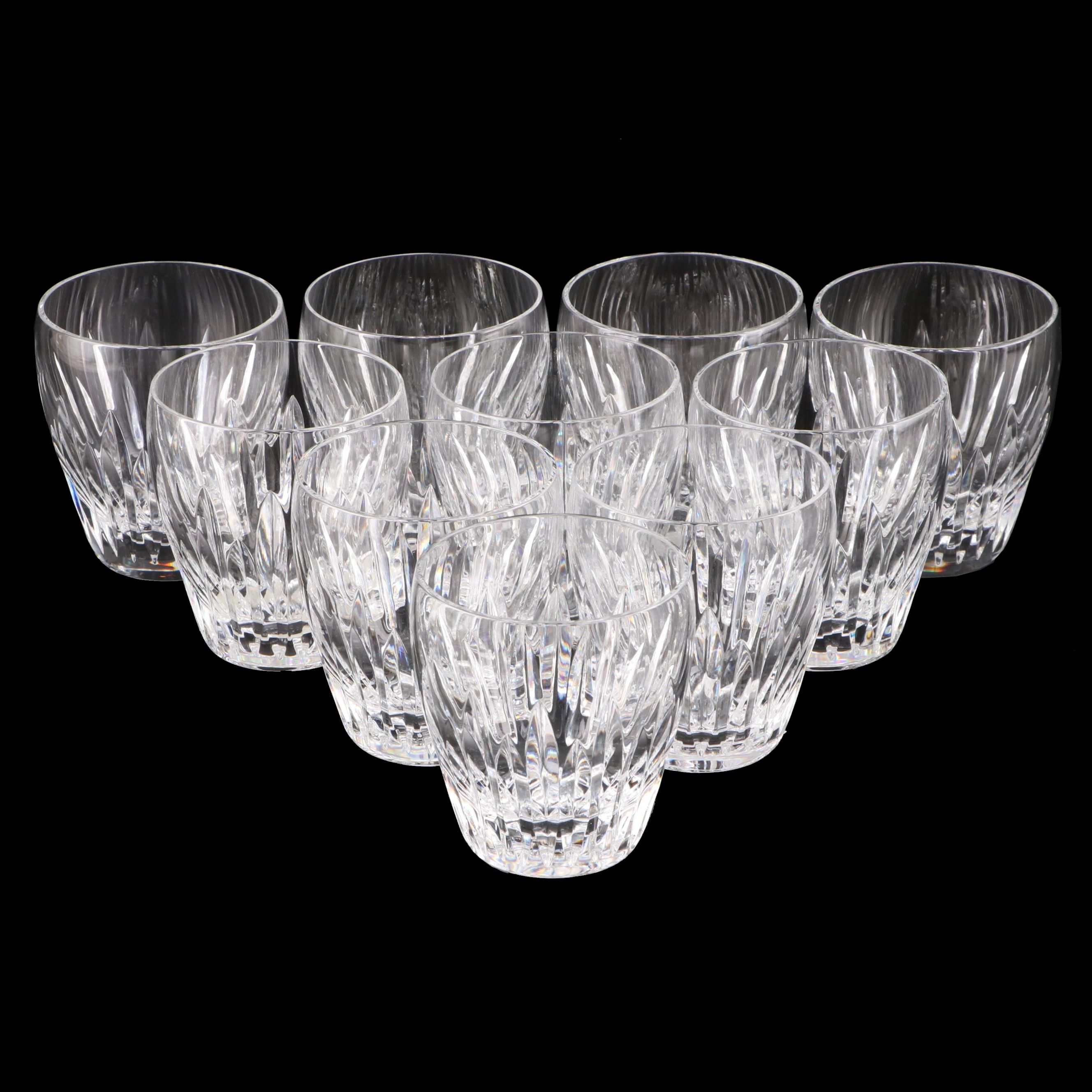 Waterford Crystal "Carina" Old Fashioned Glasses, Late 20th Century