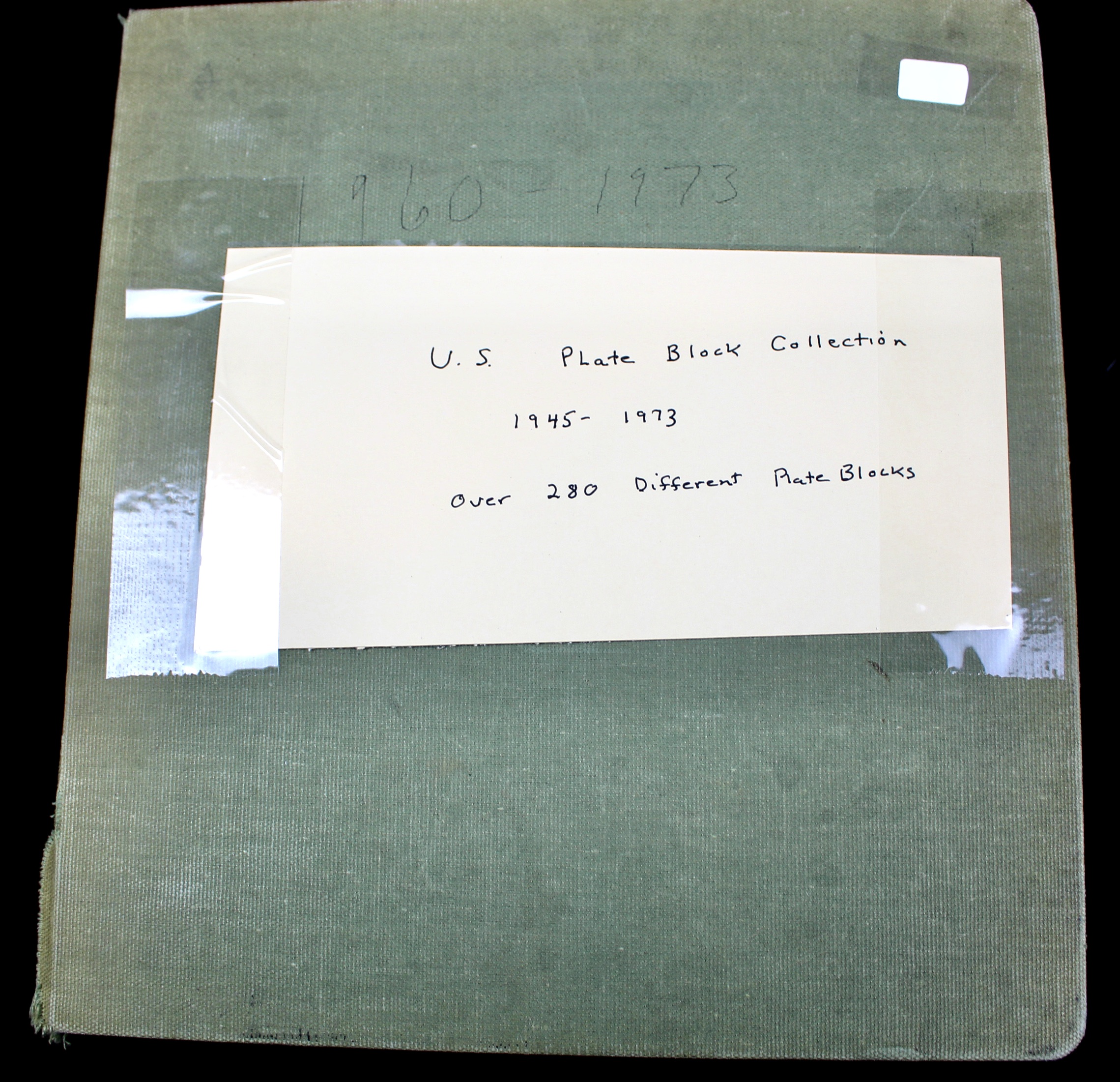 U.S. Postage Stamp Plate Block Collection, 1945 to 1973