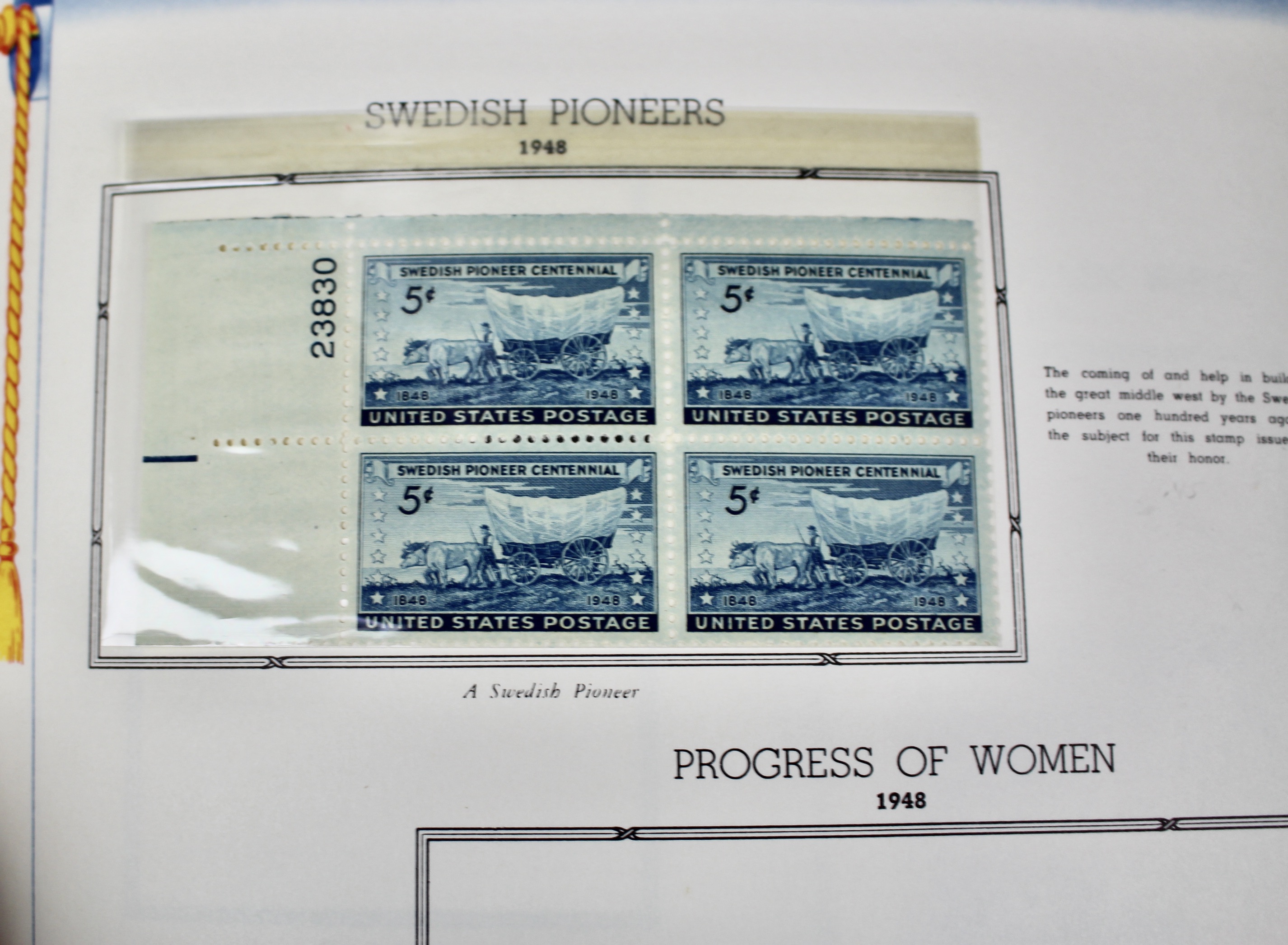 U.S. Postage Stamp Plate Block Collection, 1945 to 1973