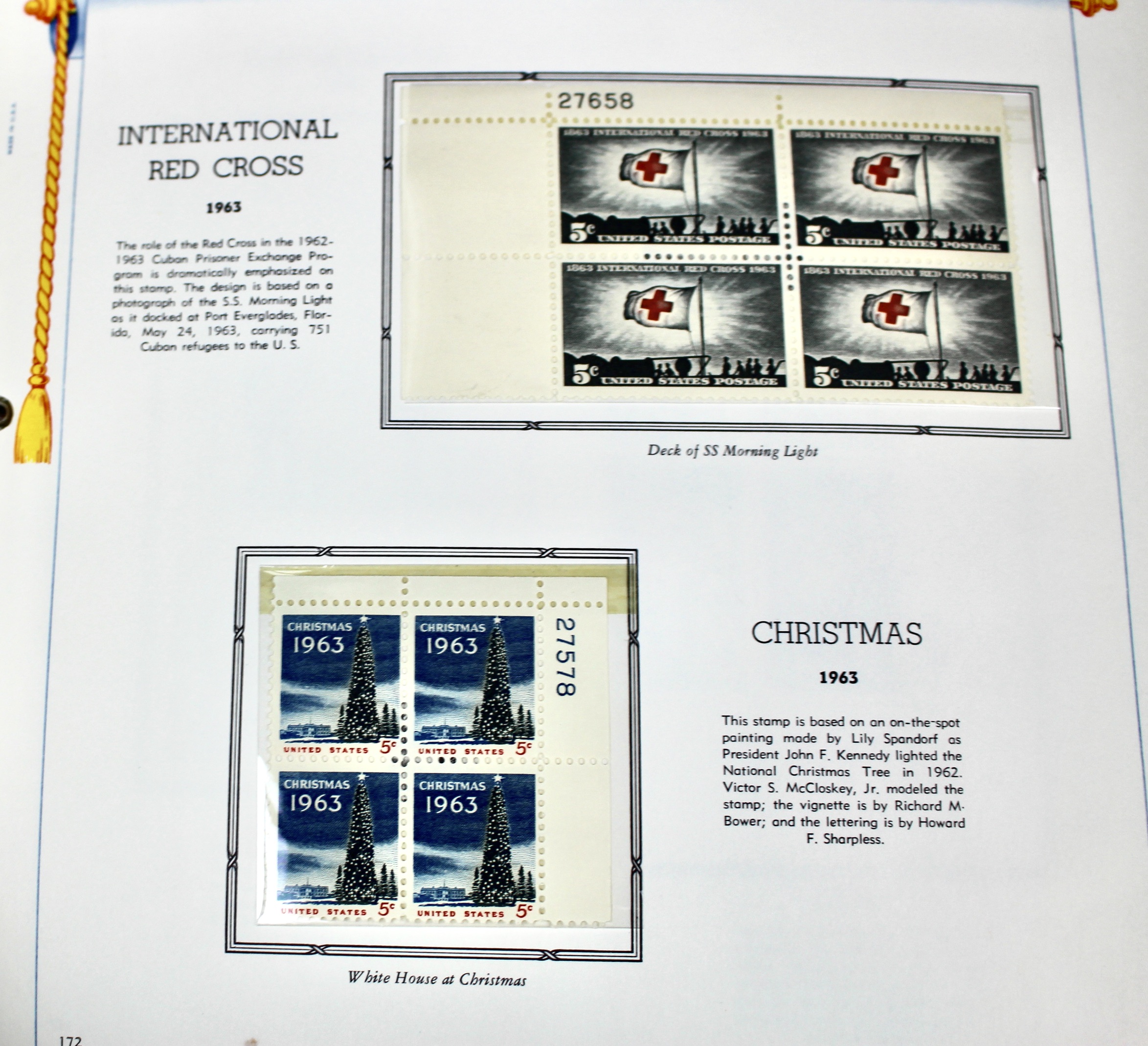 U.S. Postage Stamp Plate Block Collection, 1945 to 1973