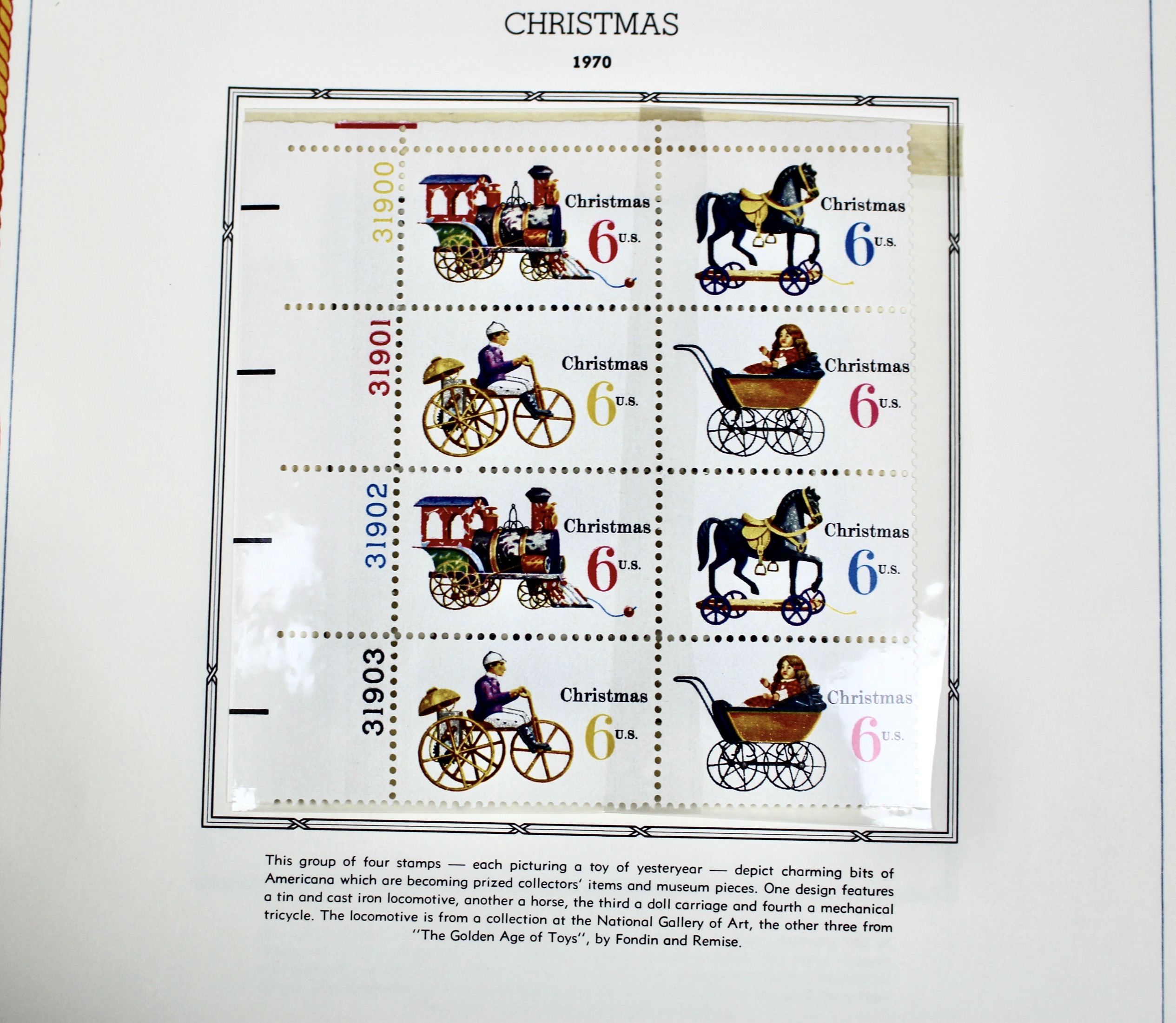 U.S. Postage Stamp Plate Block Collection, 1945 to 1973