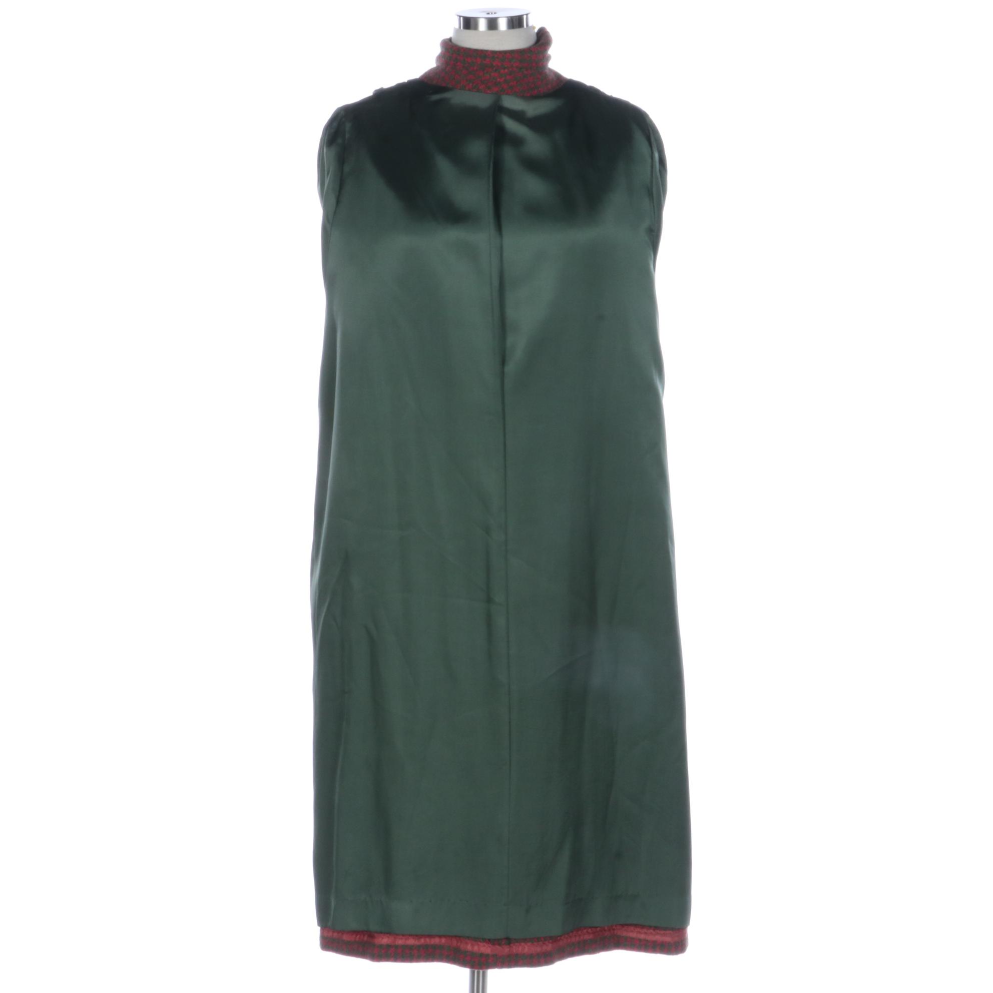 Harris Tweed Coat in Scottish Wool Houndstooth