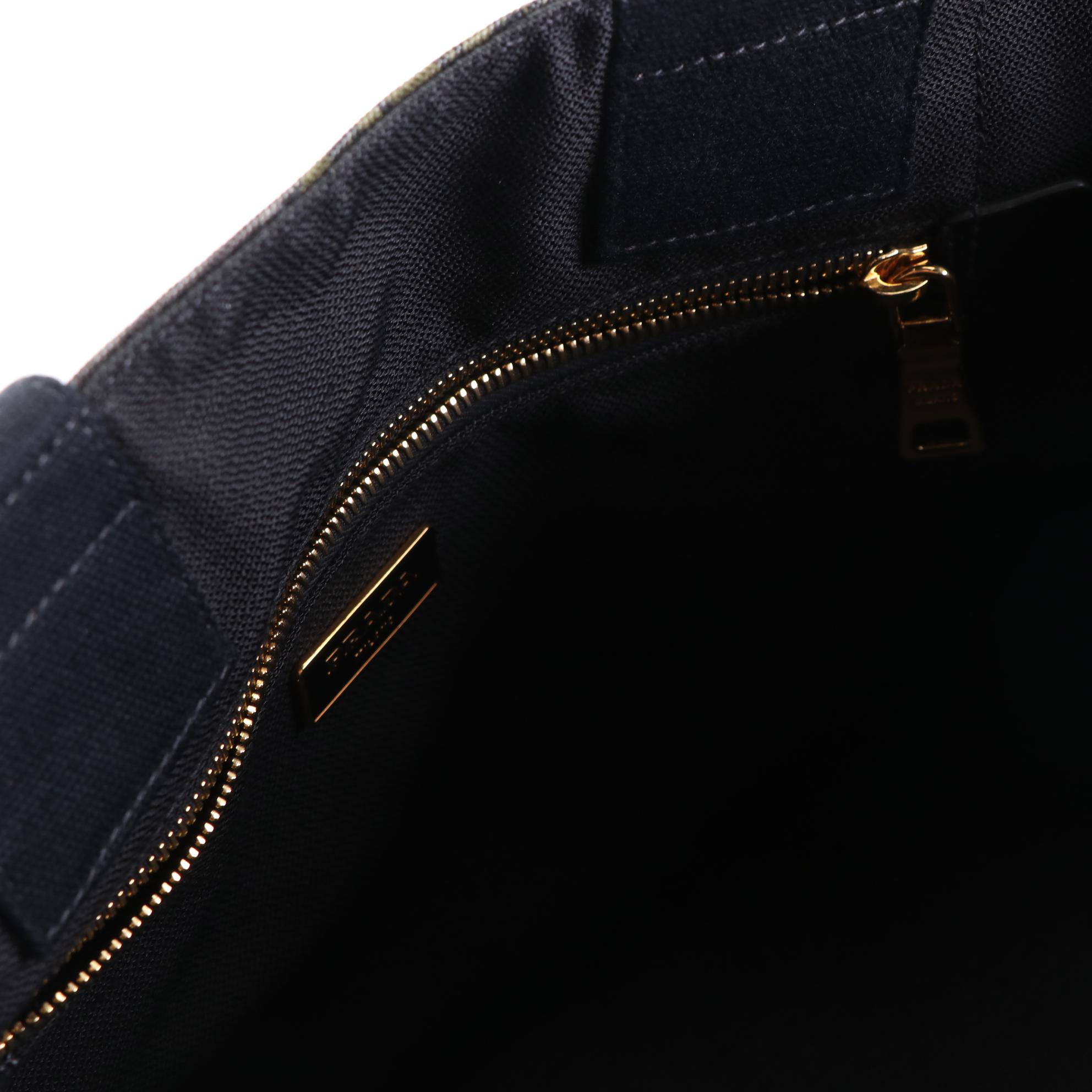 Prada Canapa Tote in Floral Camouflage Printed Canvas