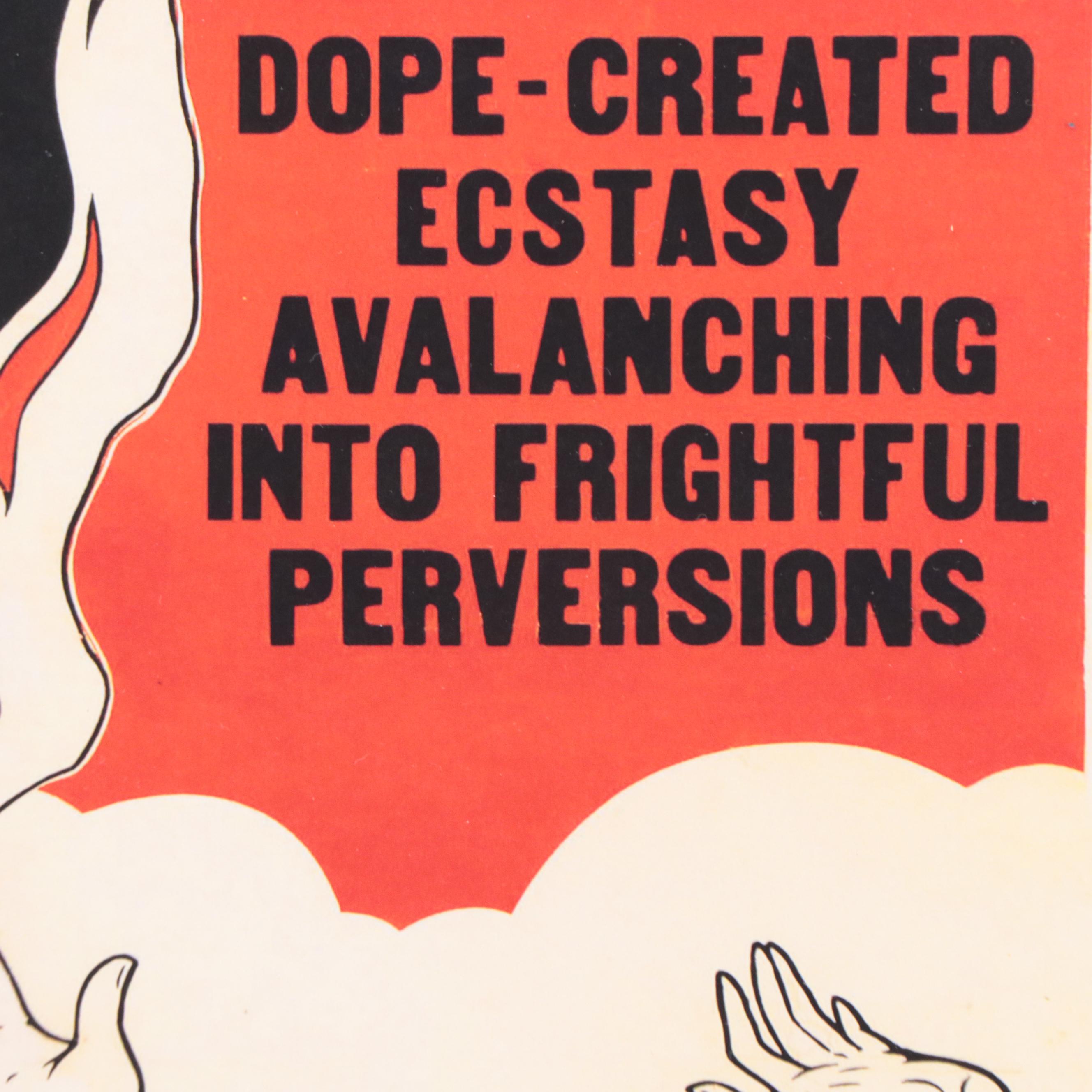 Offset Lithograph Marijuana Propaganda Poster, 21st Century