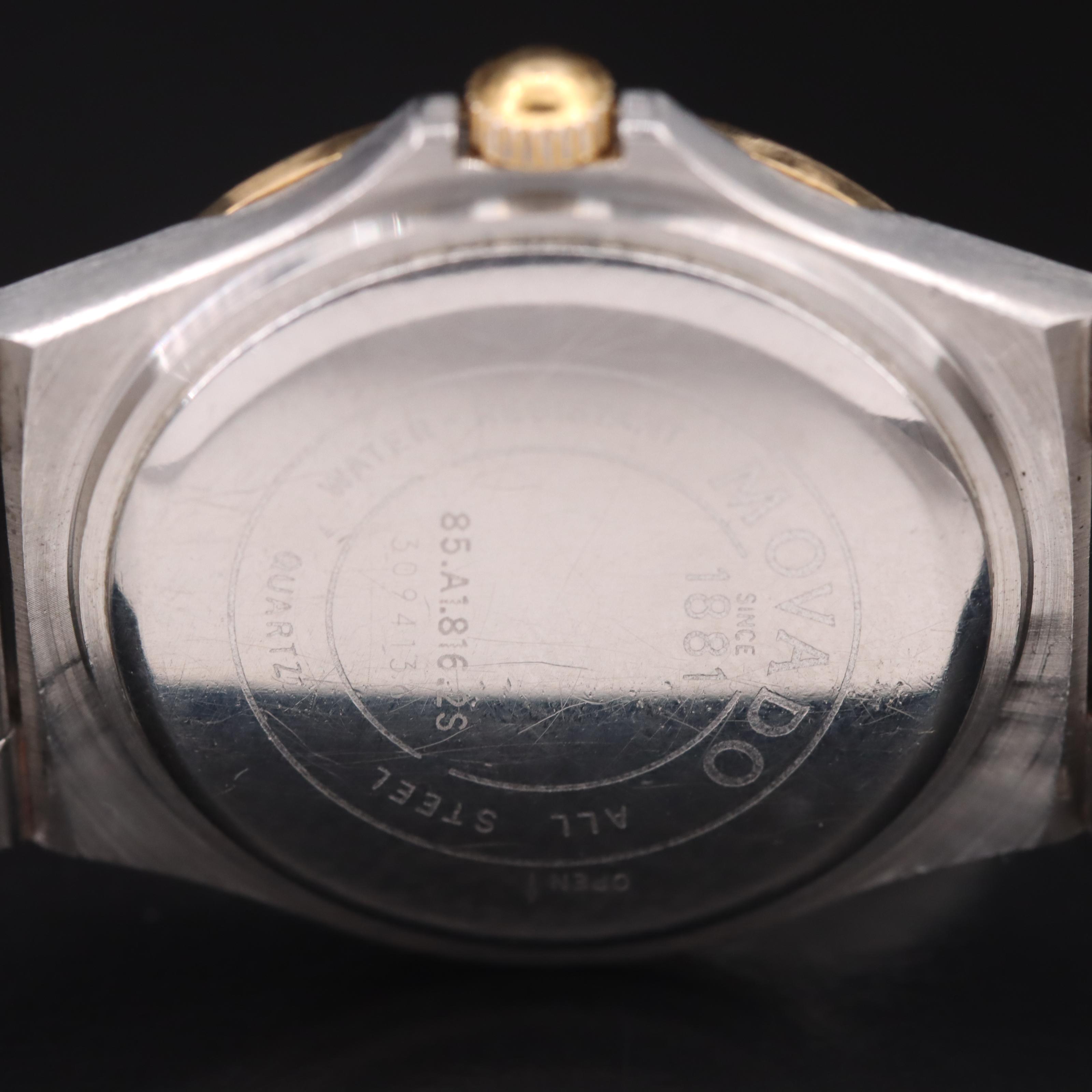 Movado Diamond Bezel Quartz Watch