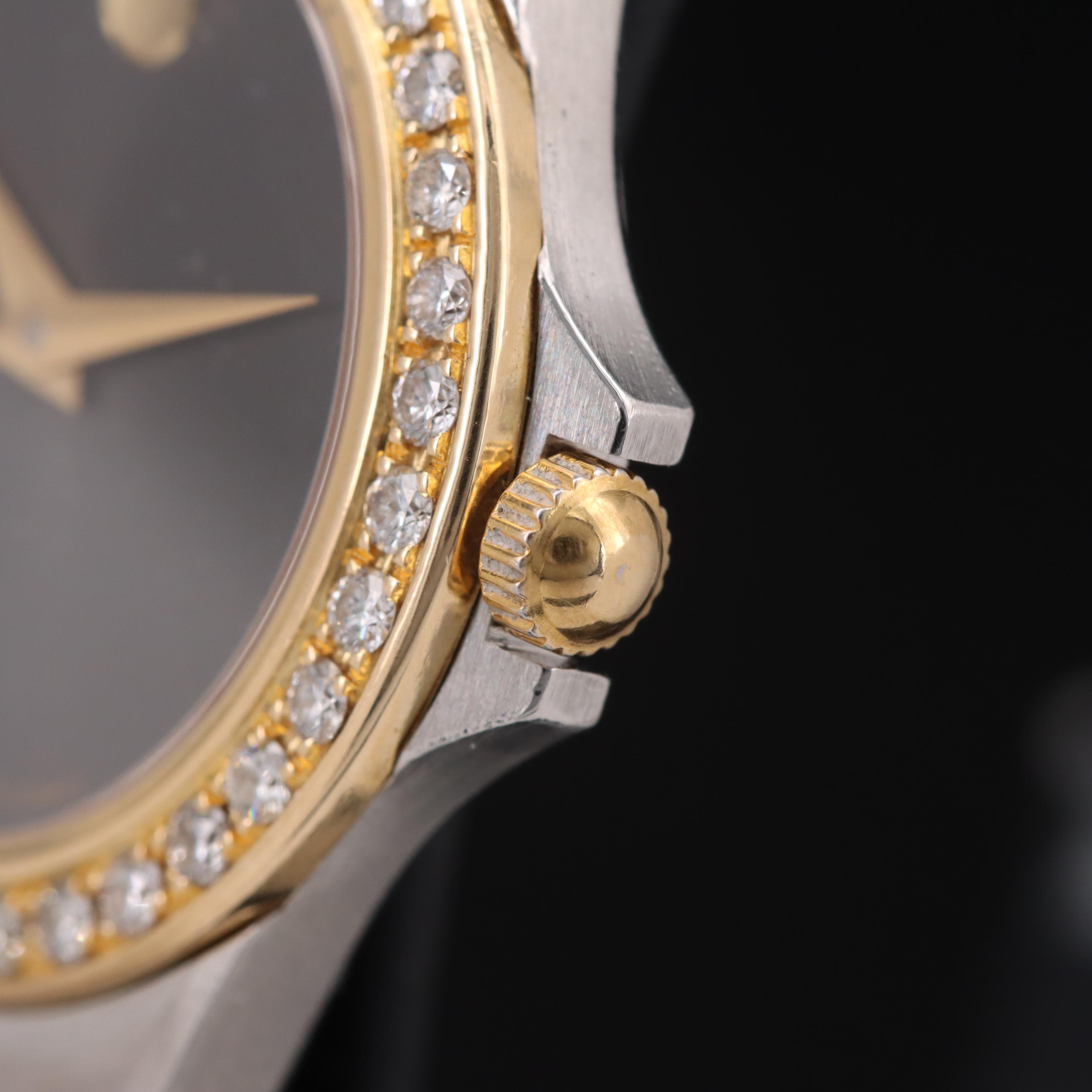 Movado Diamond Bezel Quartz Watch