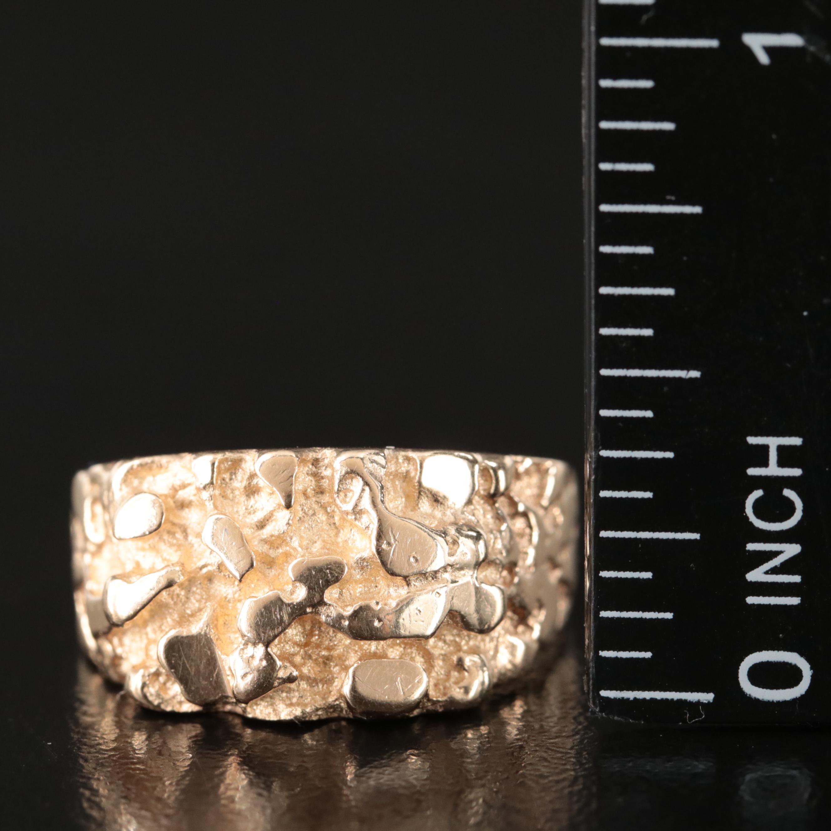 14K Nugget Ring