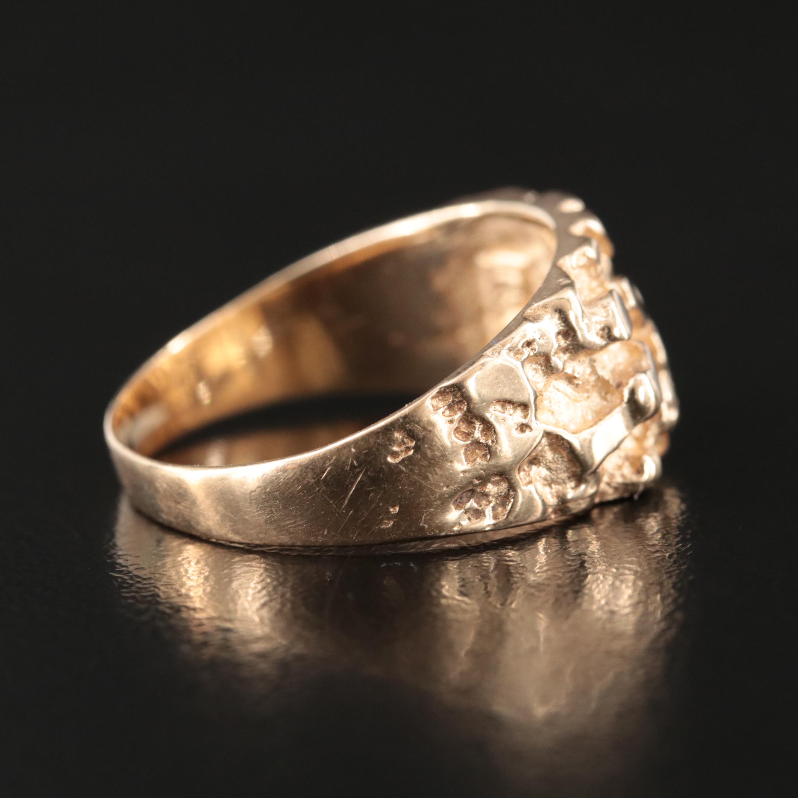 14K Nugget Ring