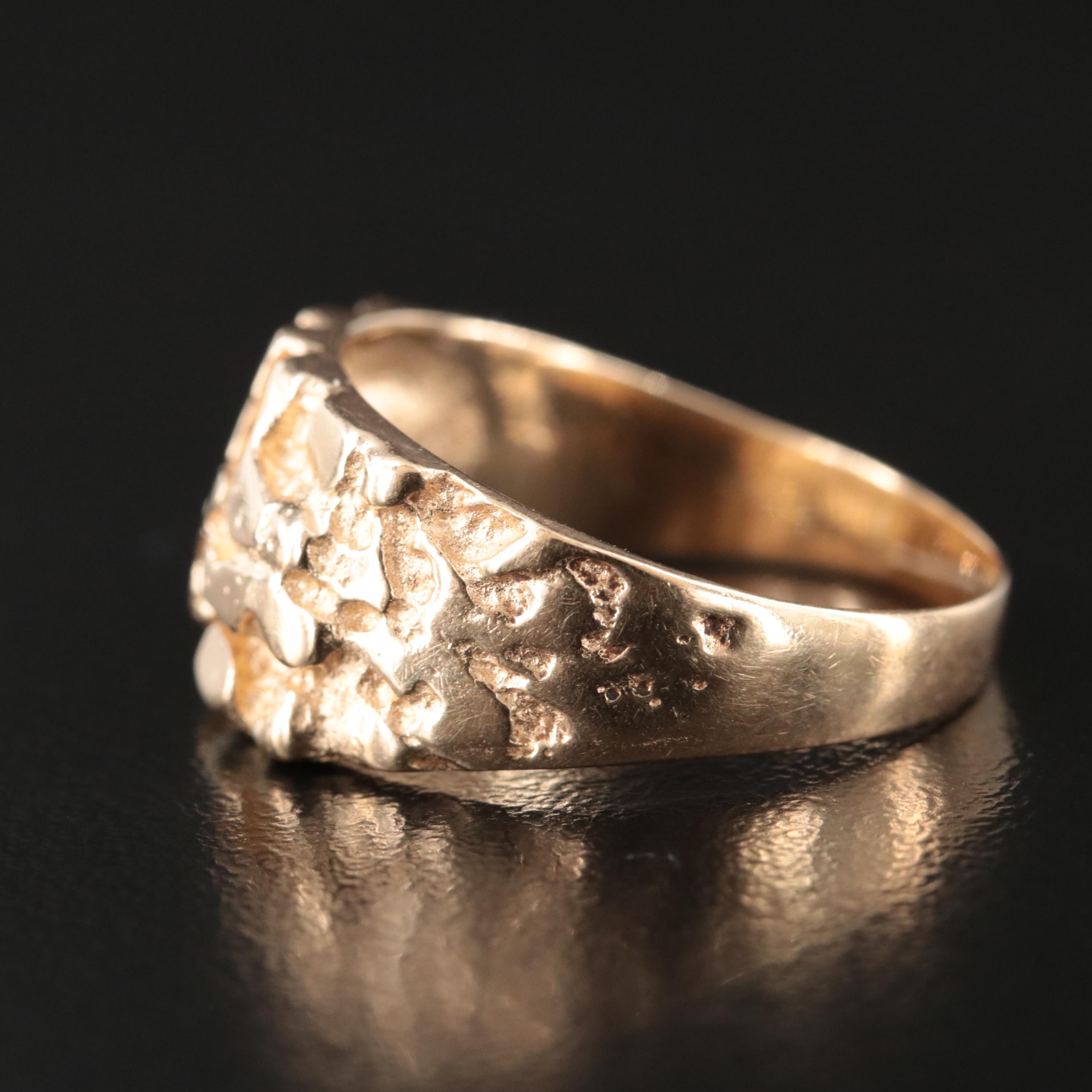 14K Nugget Ring