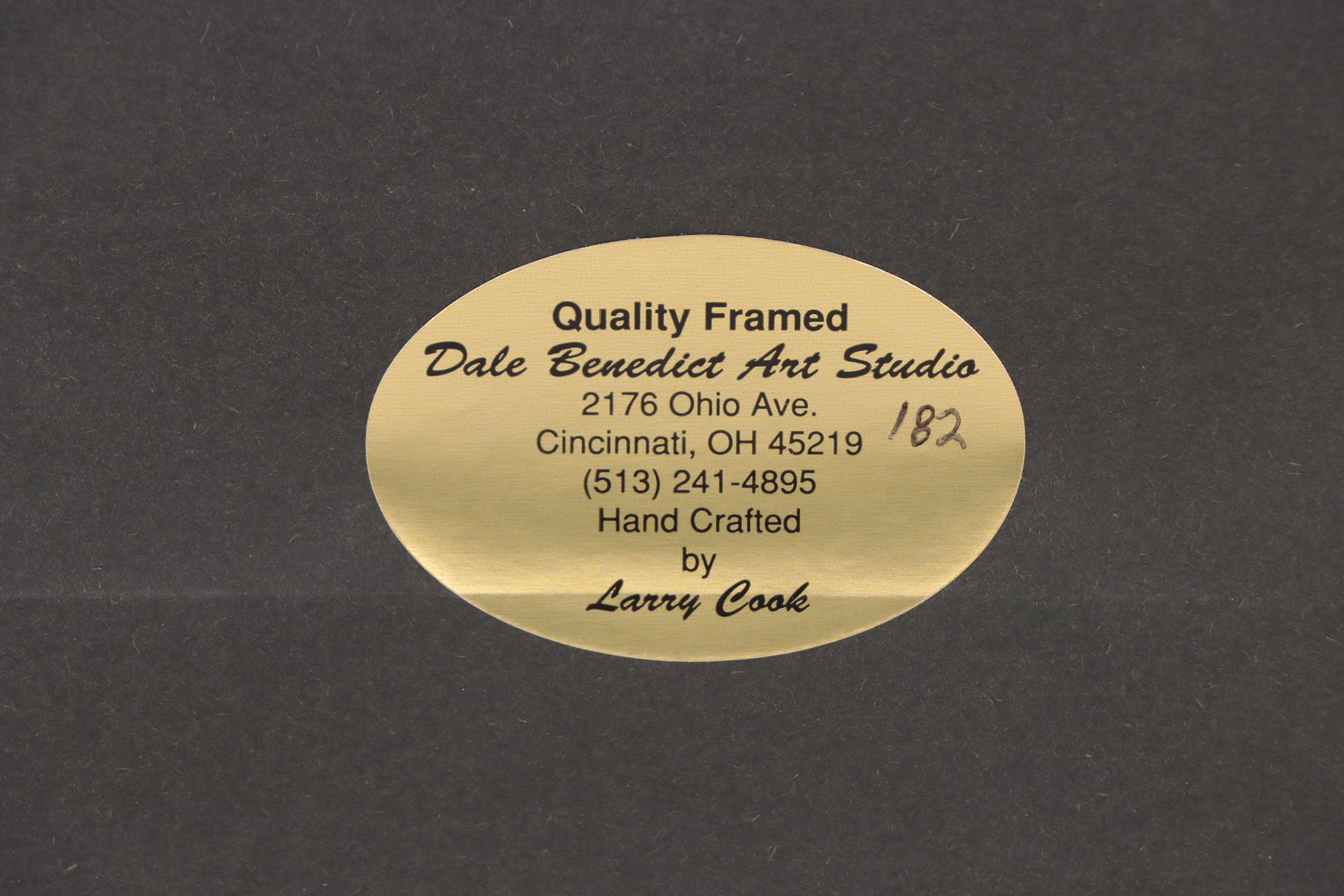 Dale Benedict Offset Lithograph "The Delta Queen vs. The Belle of Louisville"