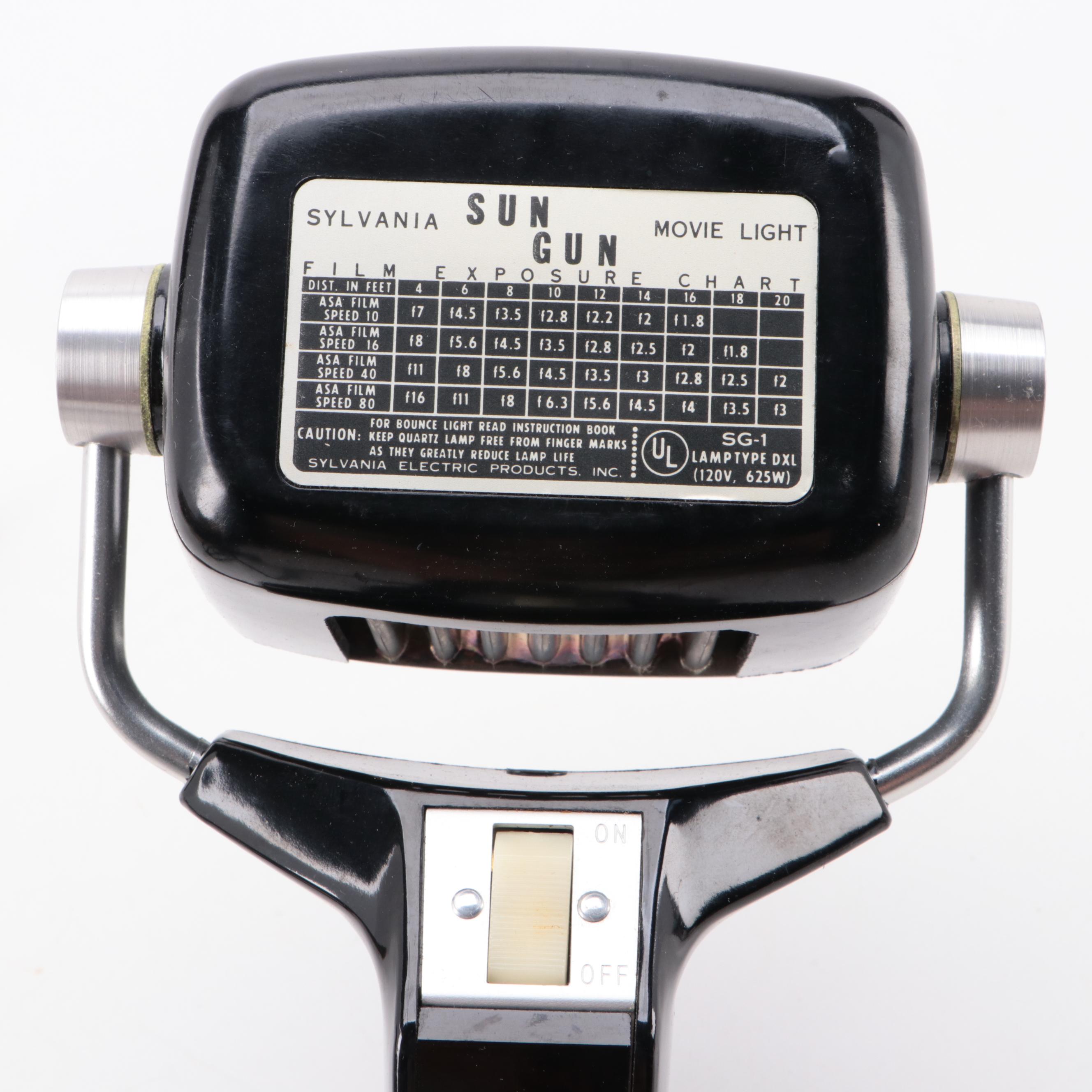 Stitz Movie Light with Sylvania Sun Gun and Brumberger Slide Viewer