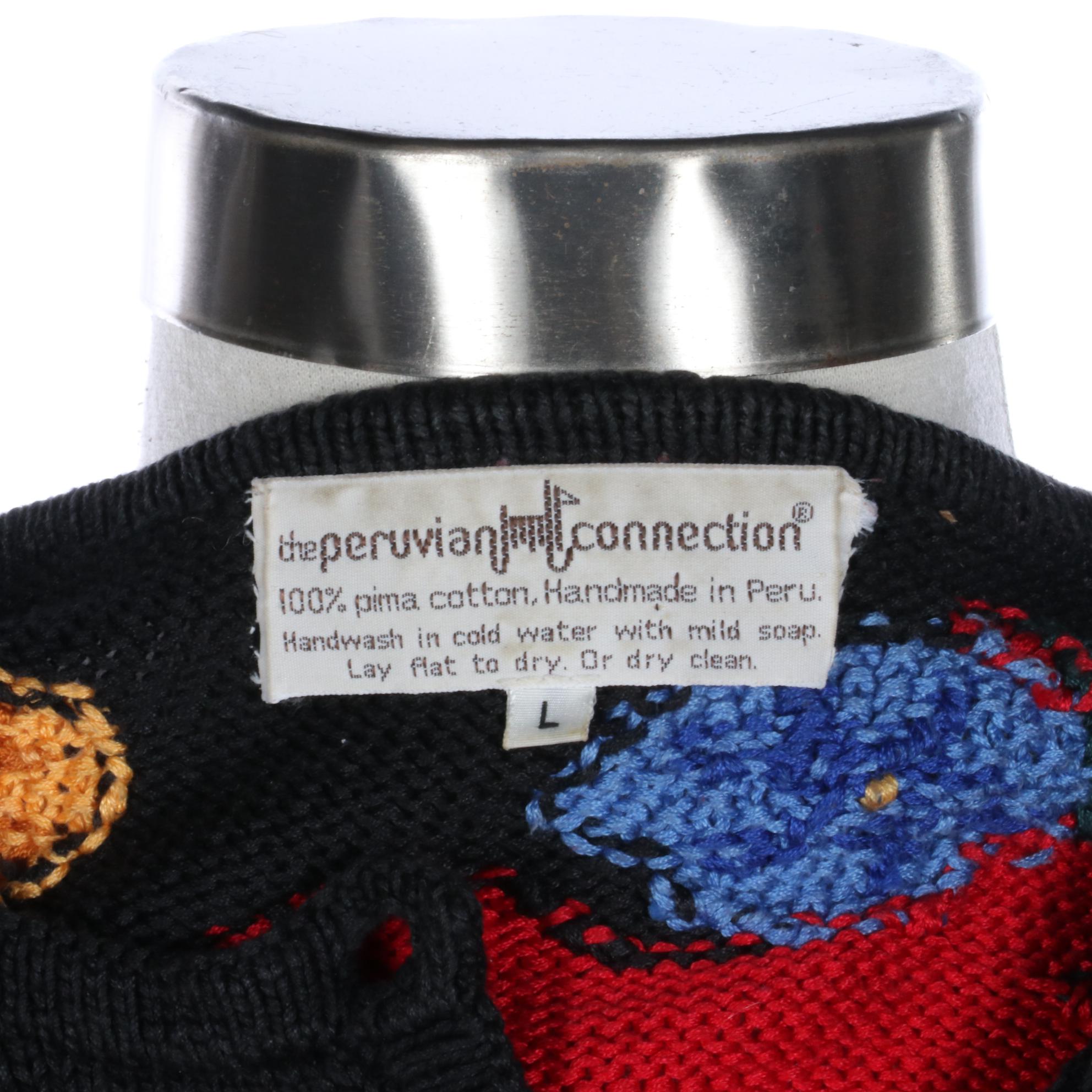 Peruvian Connection Button-Front Knit Cardigans in Pima Cotton