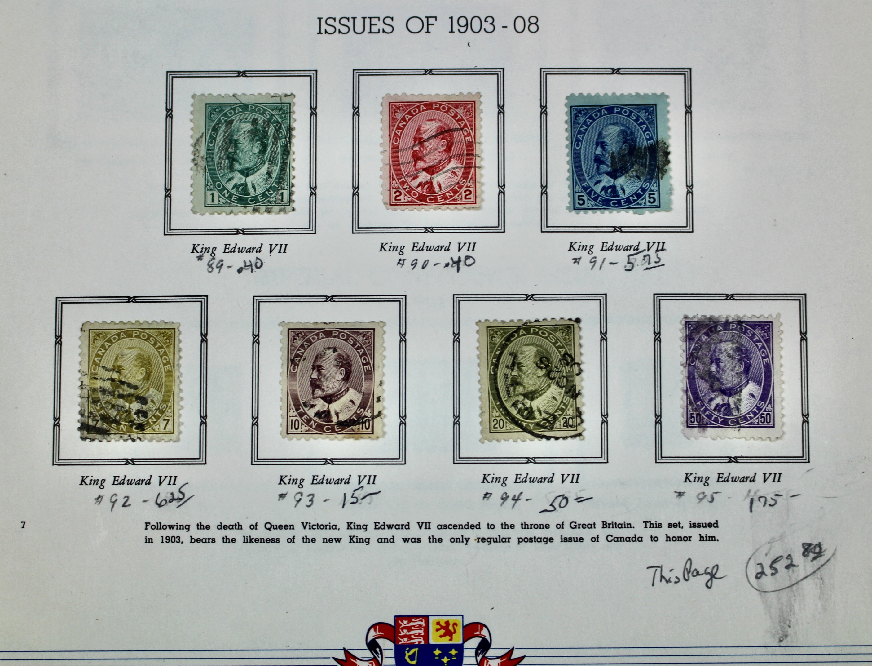 Mint and Used Canada Postage Stamp Collection
