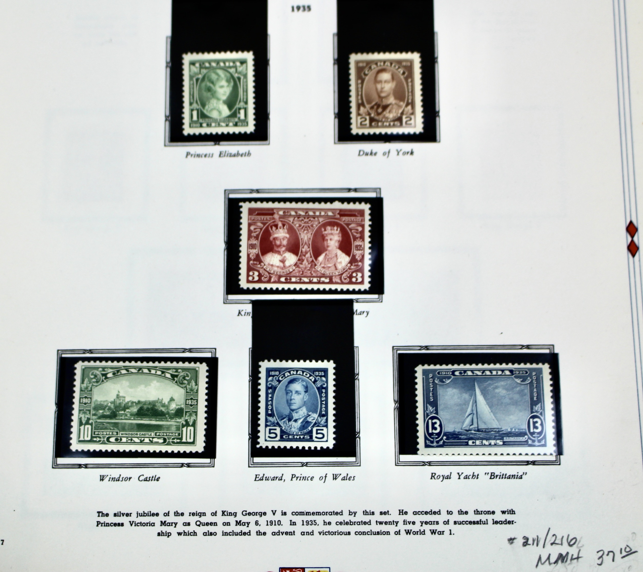 Mint and Used Canada Postage Stamp Collection