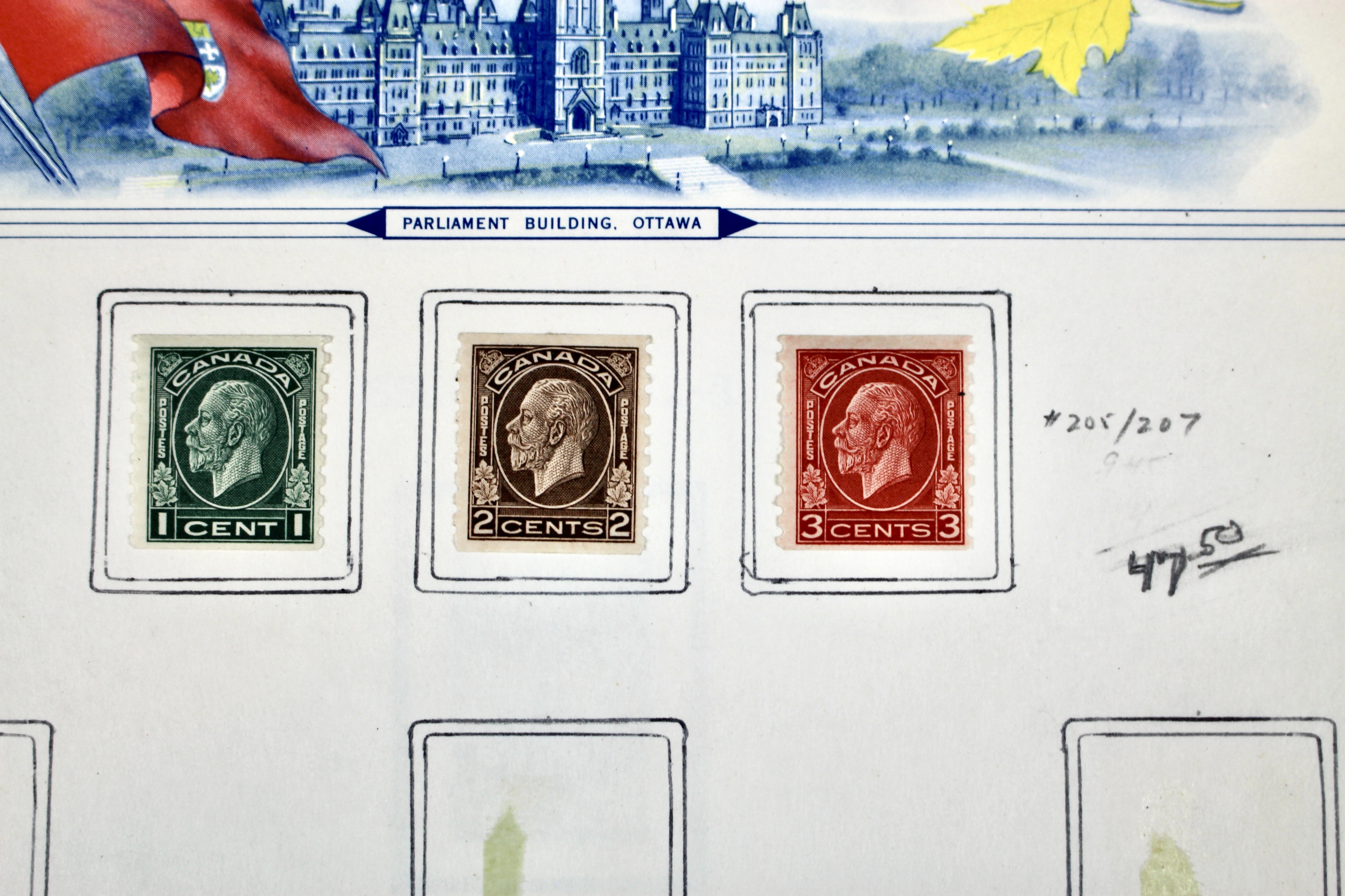 Mint and Used Canada Postage Stamp Collection