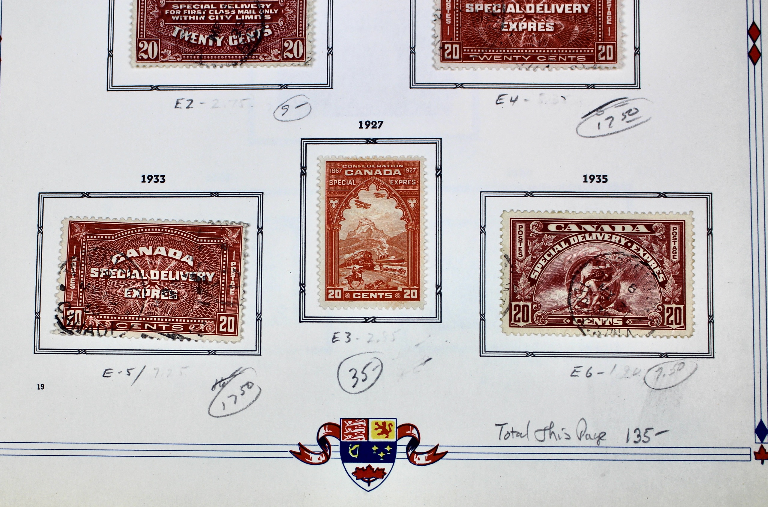 Mint and Used Canada Postage Stamp Collection