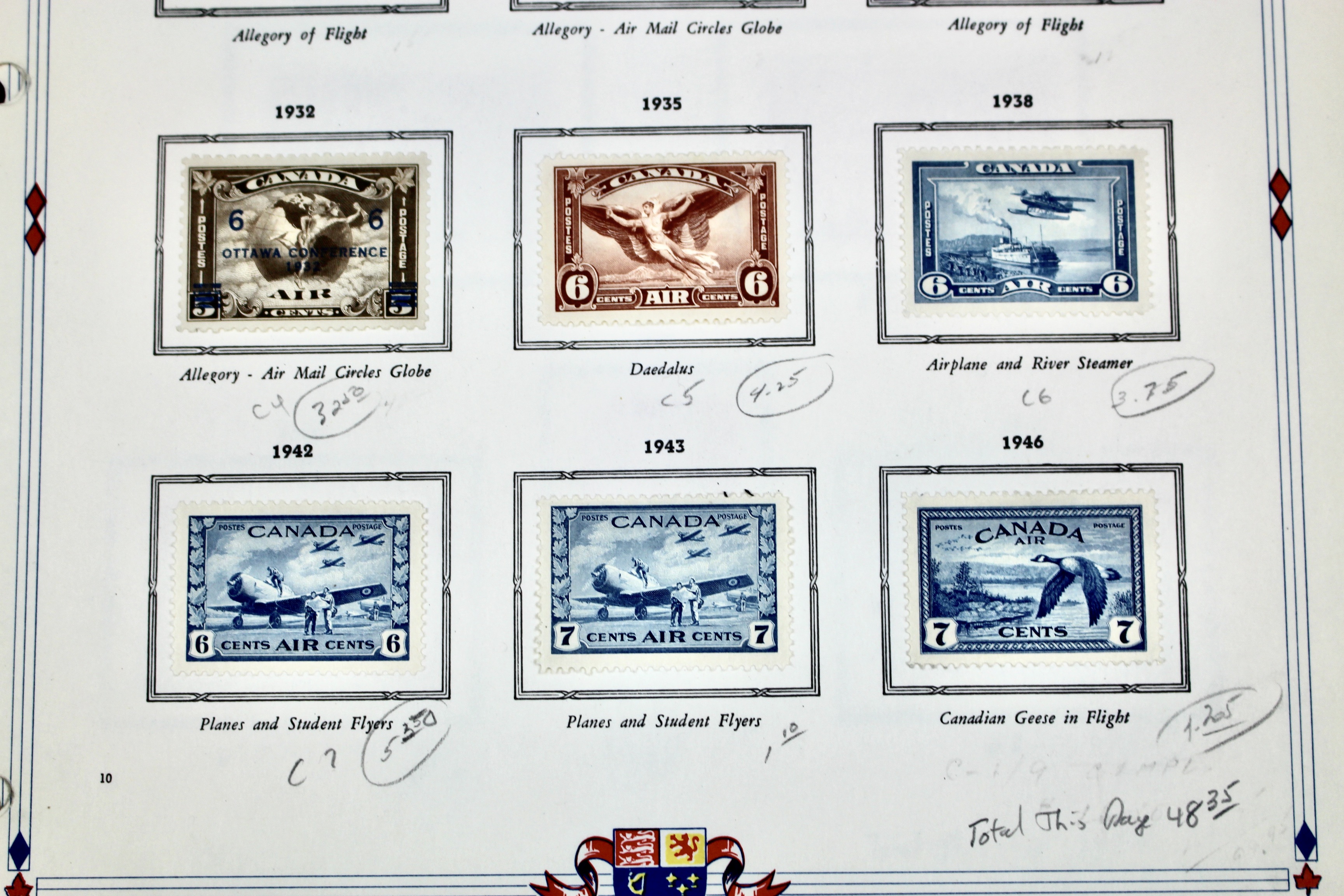 Mint and Used Canada Postage Stamp Collection