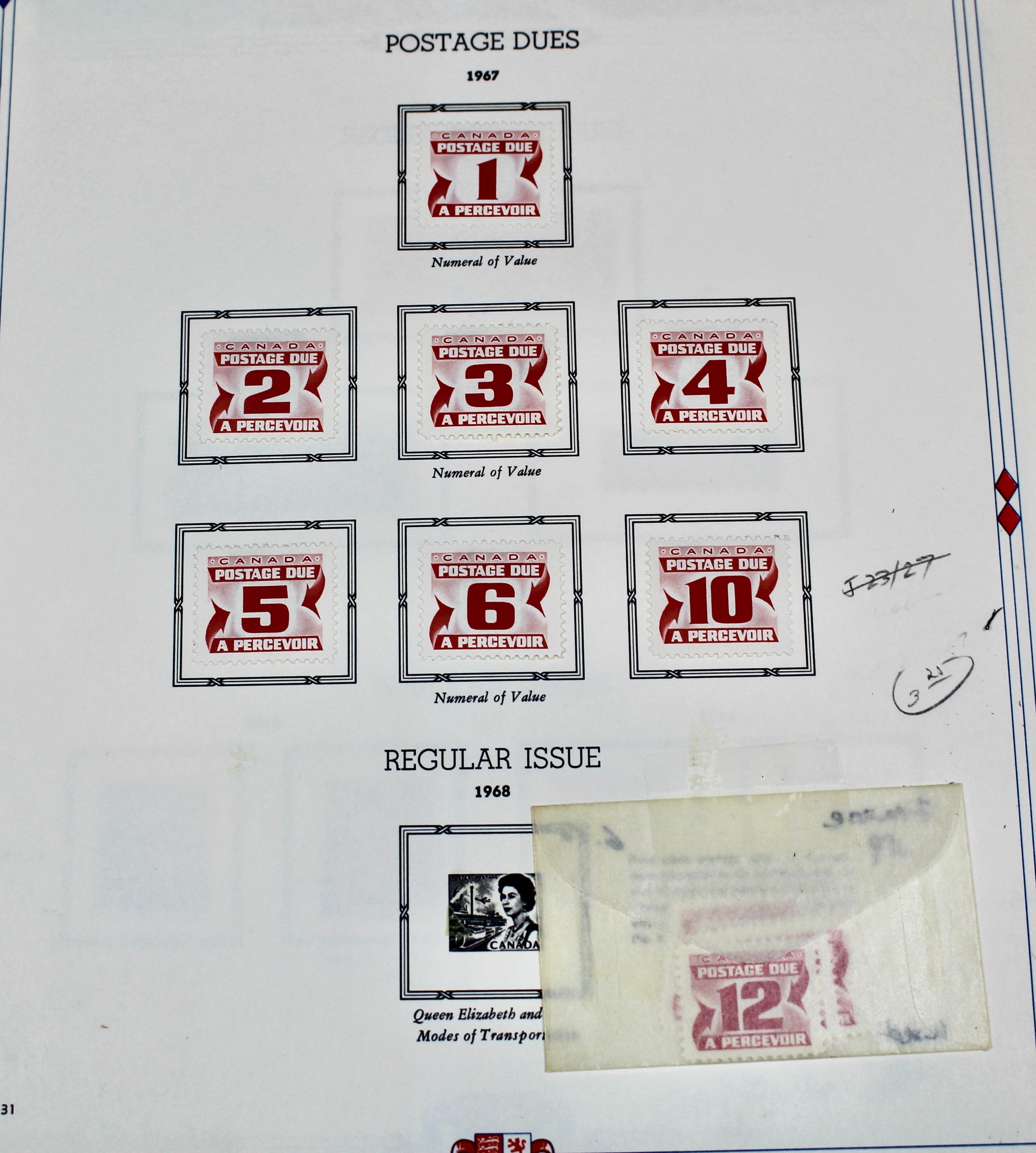 Mint and Used Canada Postage Stamp Collection