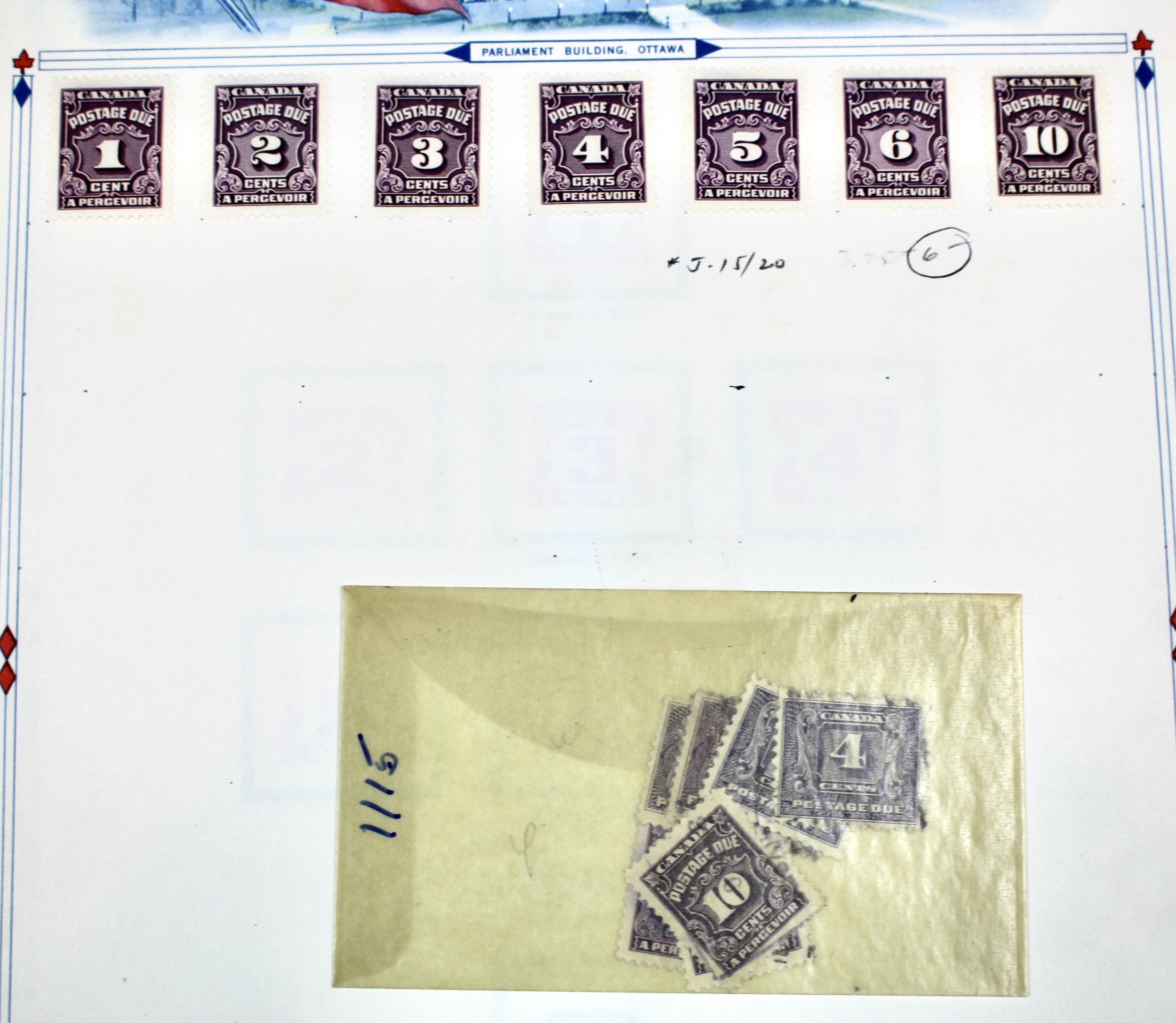 Mint and Used Canada Postage Stamp Collection